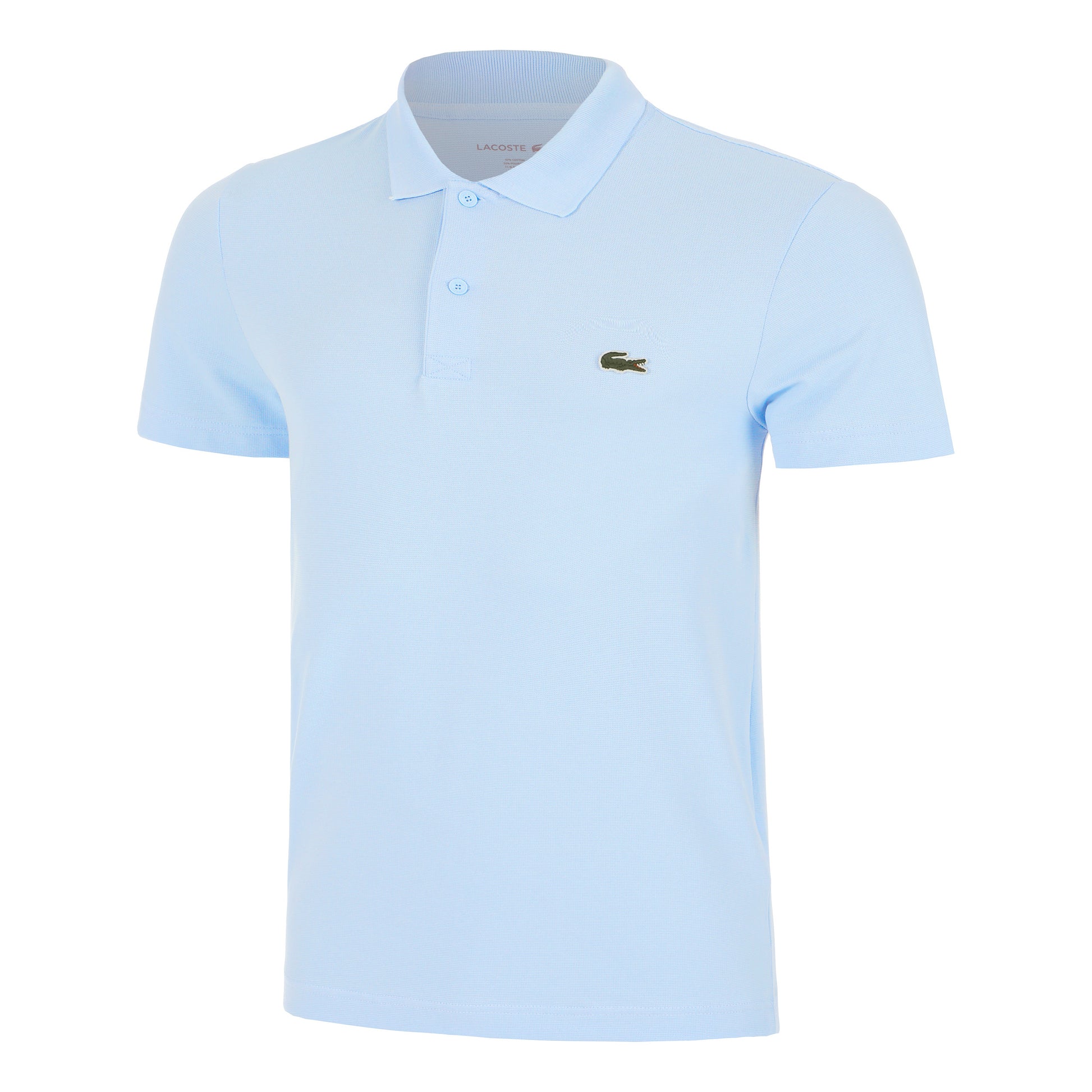 Lacoste Polo Herren - hellblau, grün