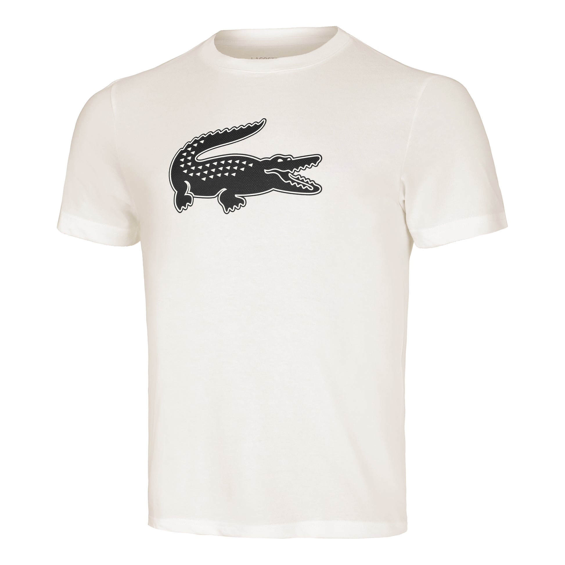 Lacoste T-Shirt Herren-Weiß,Schwarz