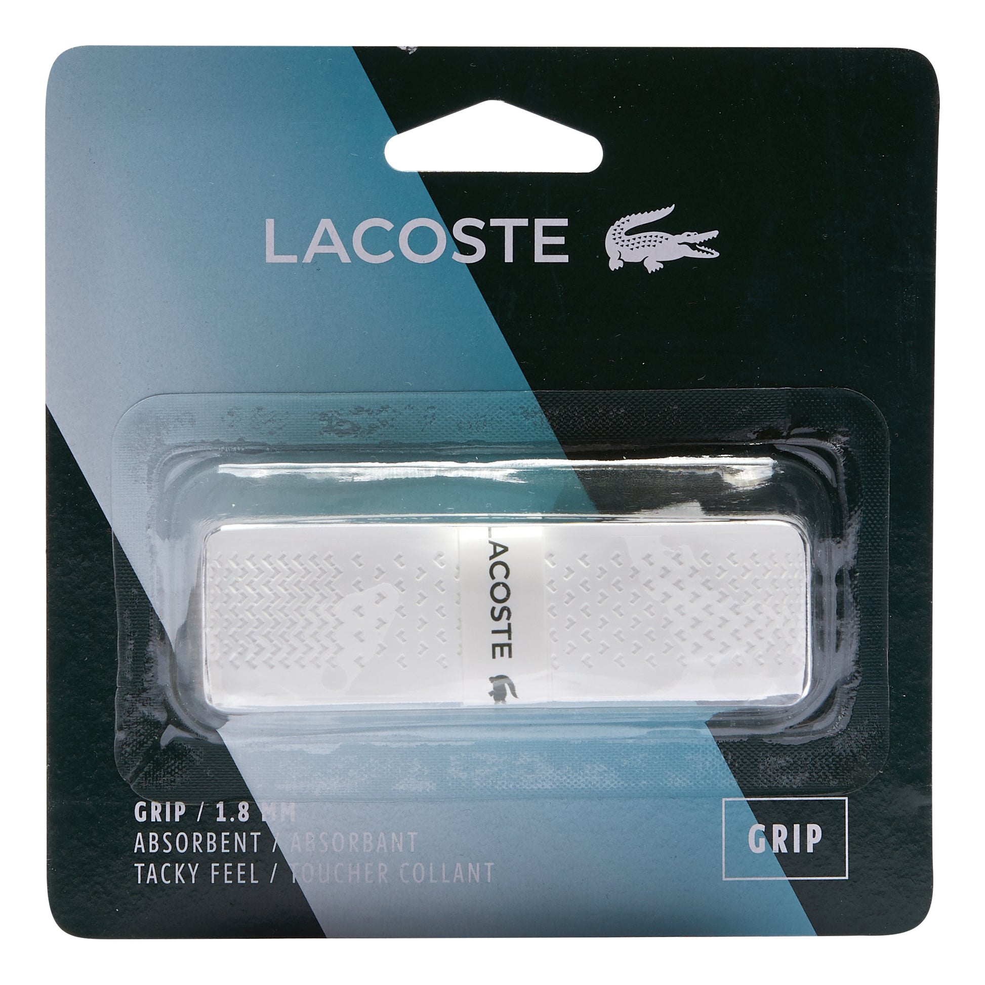 Lacoste Grip 1er Pack - weiß