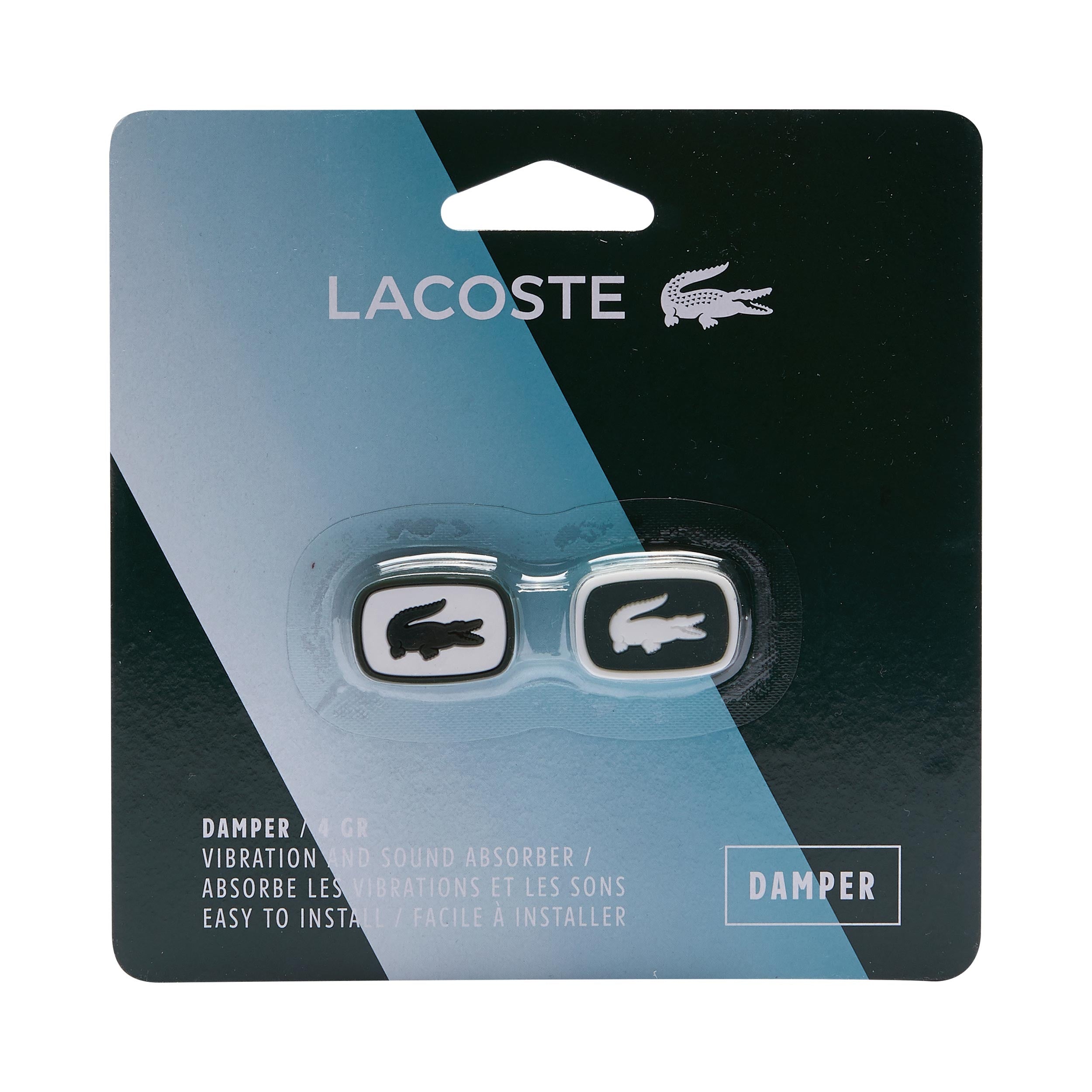 Lacoste Dämpfer 2er Pack - weiß, grün