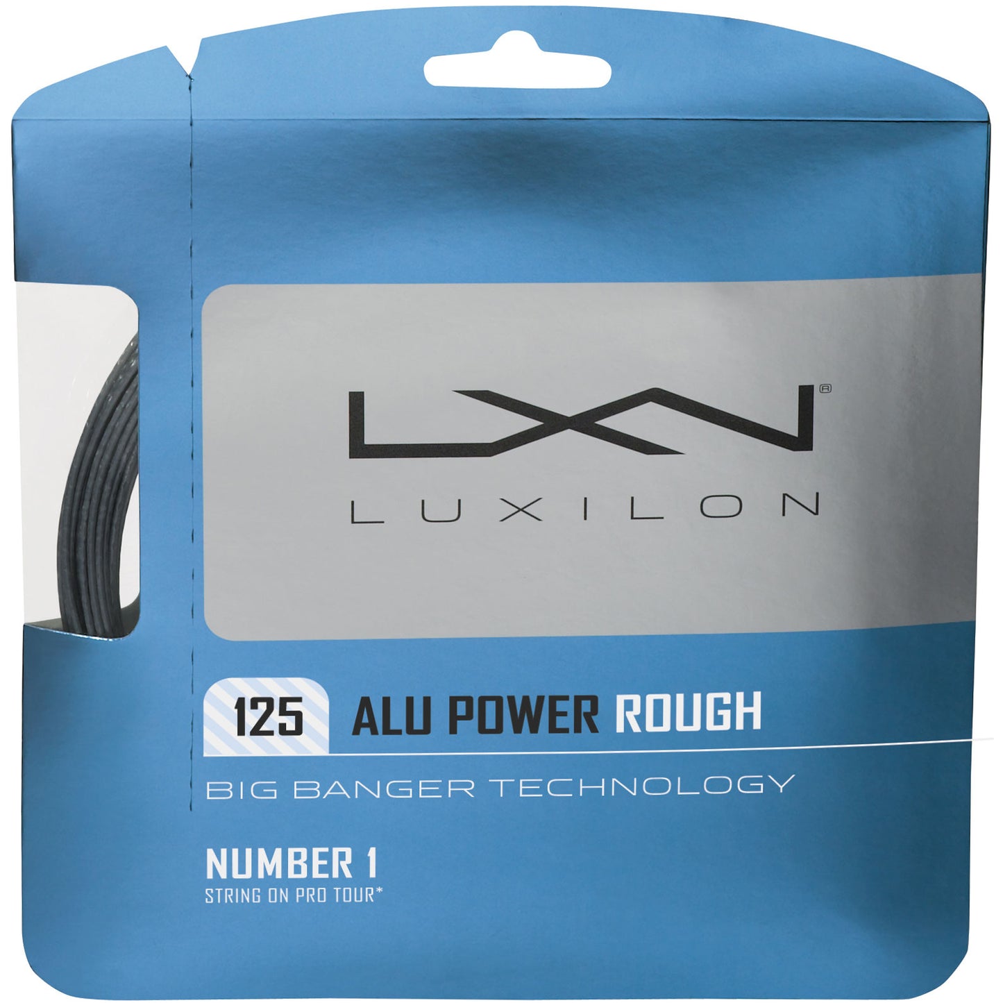 Luxilon Alu Power Rough Saitenset 12,2m-Silber