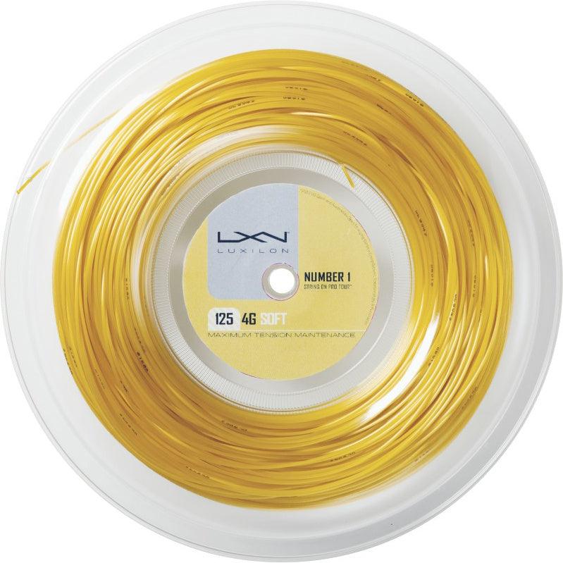 Luxilon 4G Soft Saitenrolle 200m-Gold