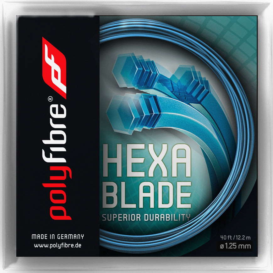 Polyfibre Hexablade Saitenset 12,2m-Blau