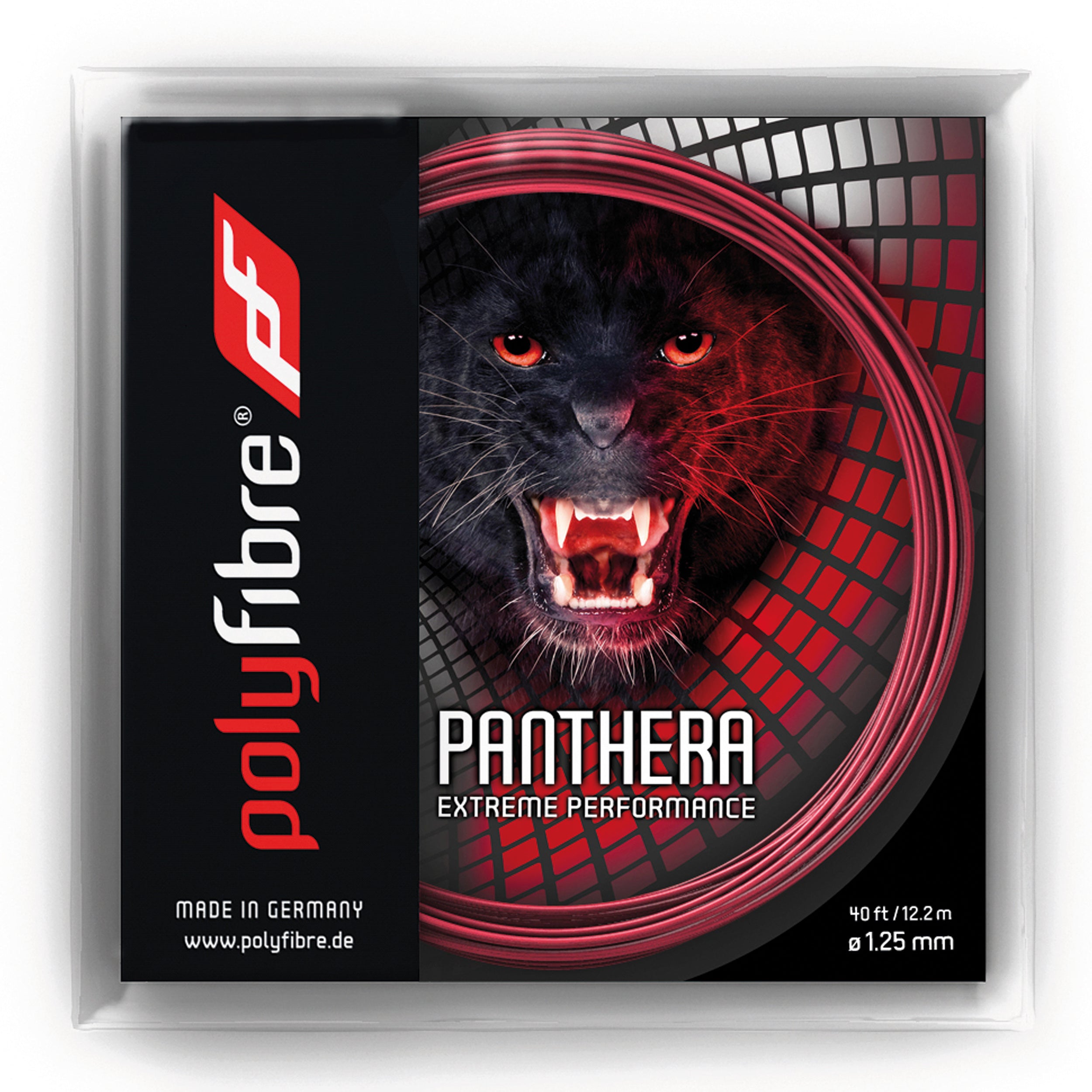 Polyfibre Panthera Saitenset 12m-Rot