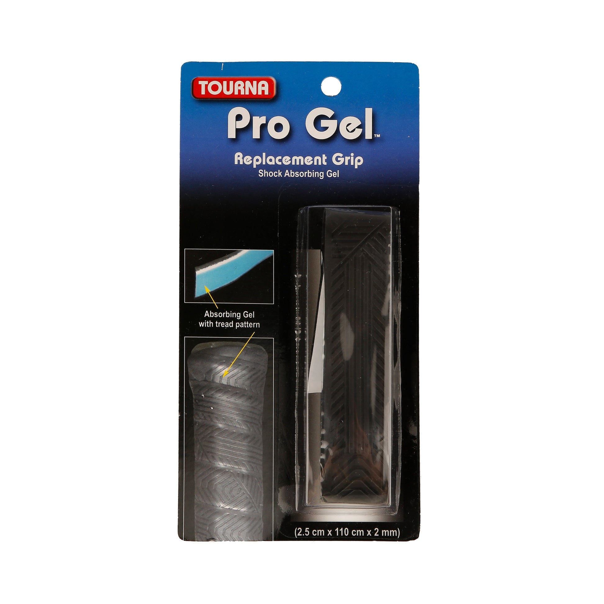 Tourna Pro Gel 1er Pack-Schwarz