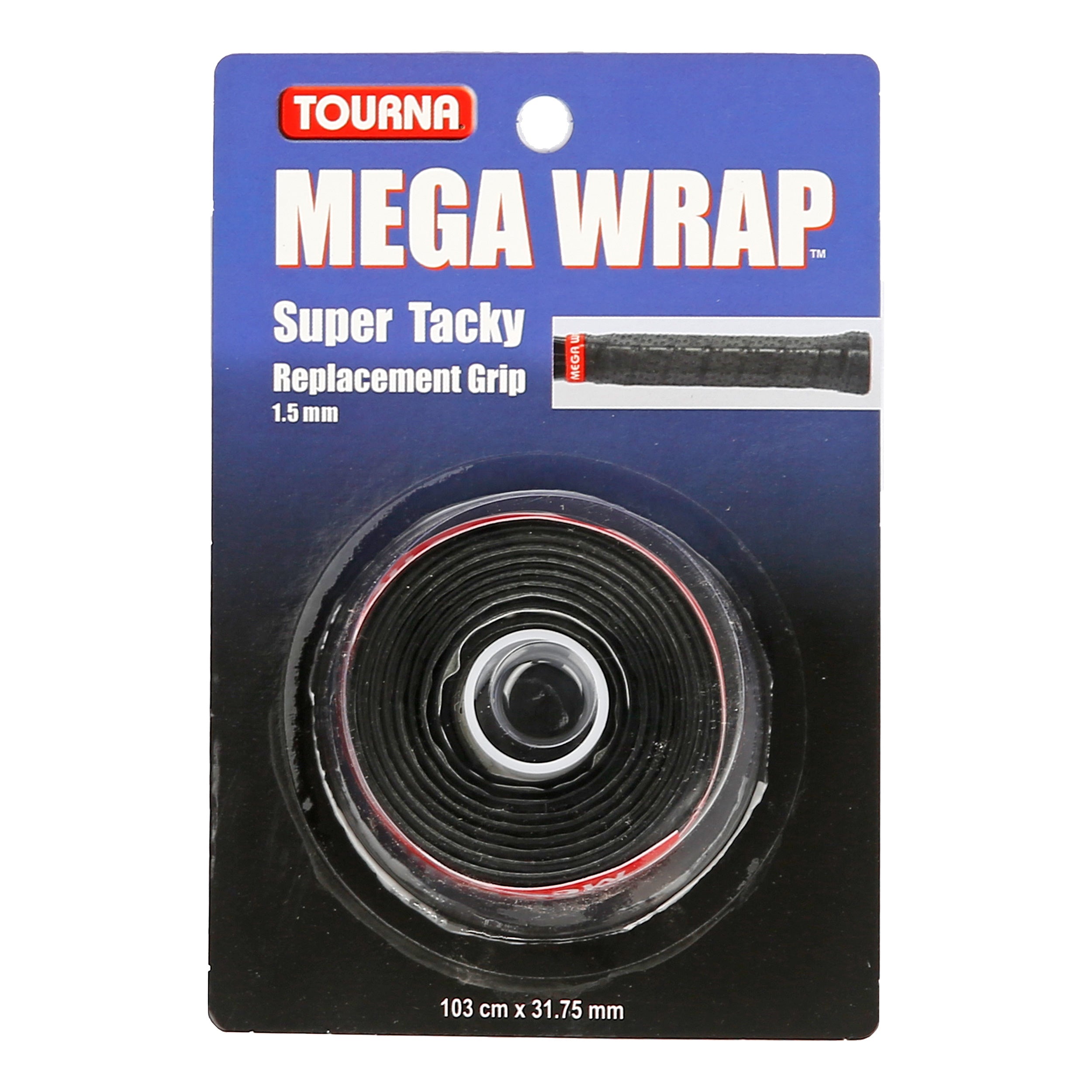 Tourna Mega Wrap 1er Pack-Schwarz