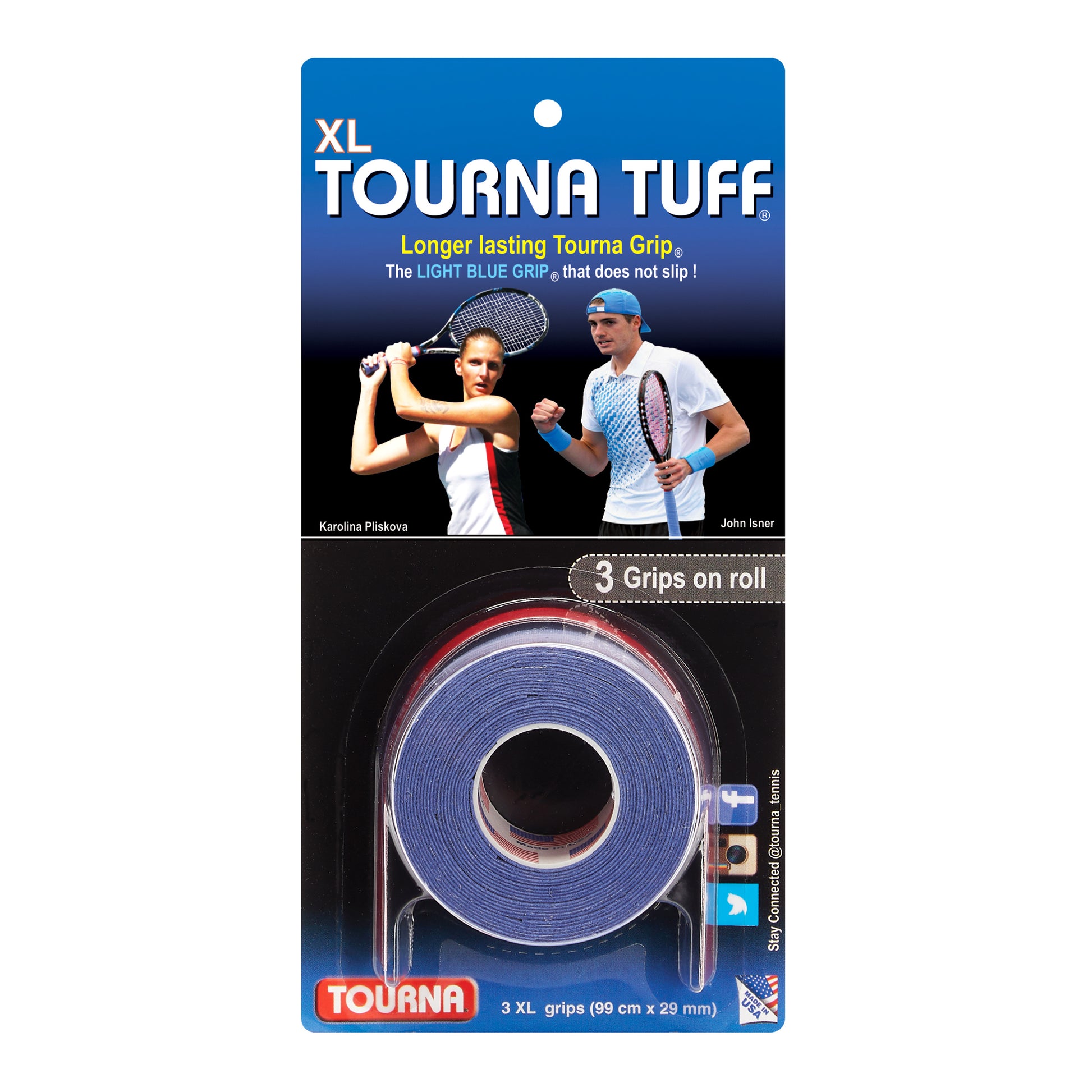 Tourna Tuff 3er Pack-Blau