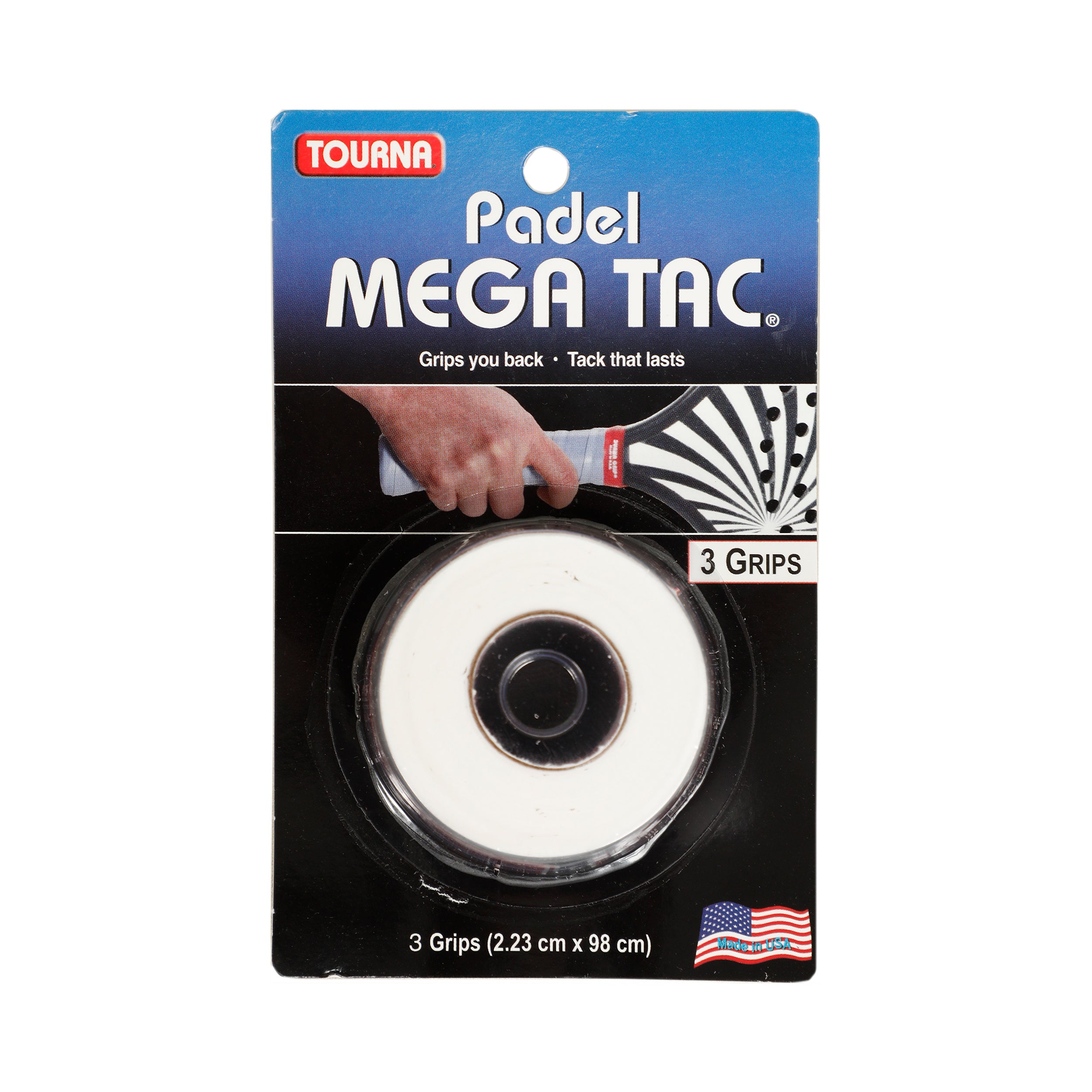 Padel Mega Tac 3er Pack-Weiß – Tennis-Point