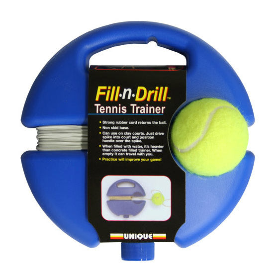 Tourna Fill & Drill Tennis-Trainingsgerät-Blau,Gelb