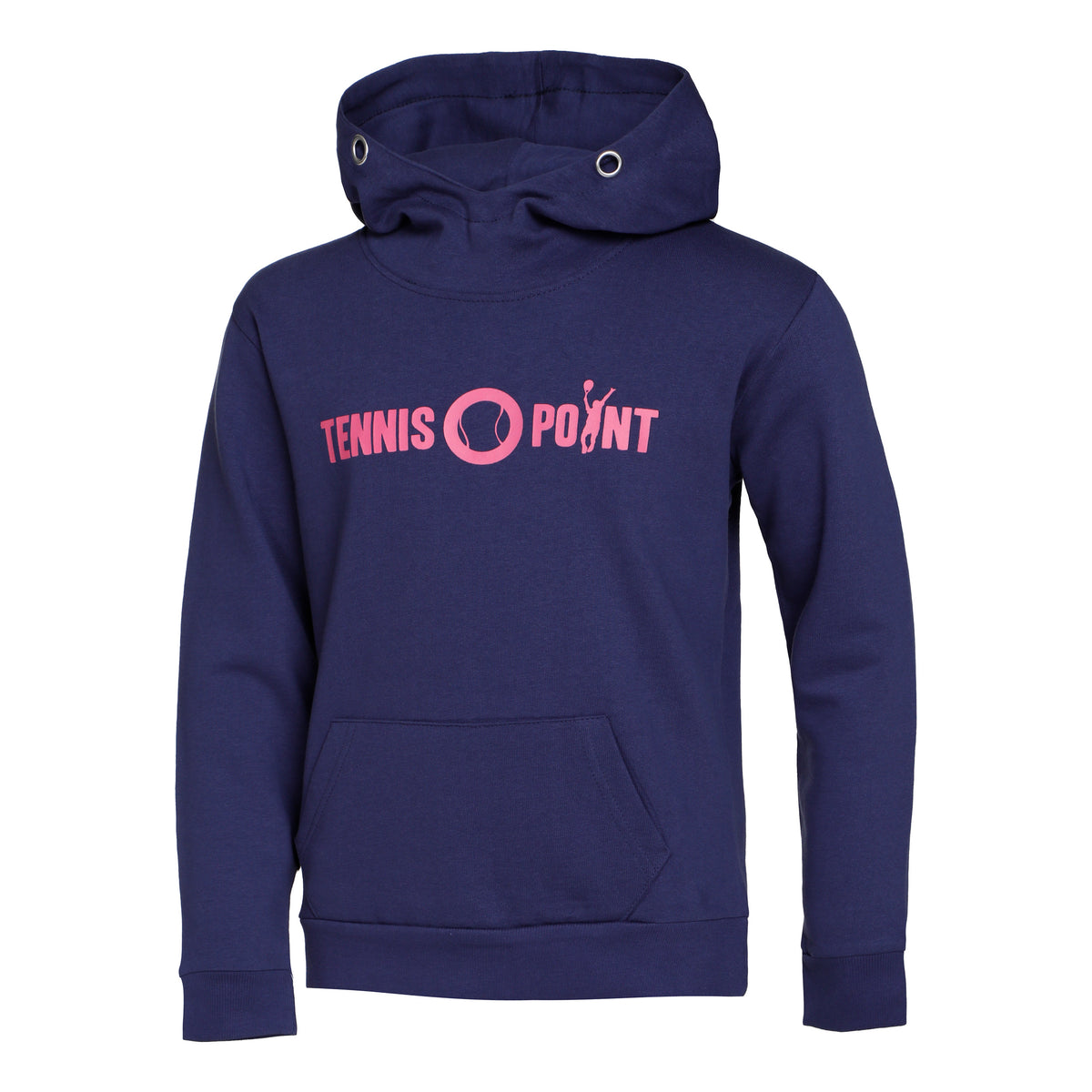 Tennis-Point Basic Hoody Kinder - dunkelblau, pink