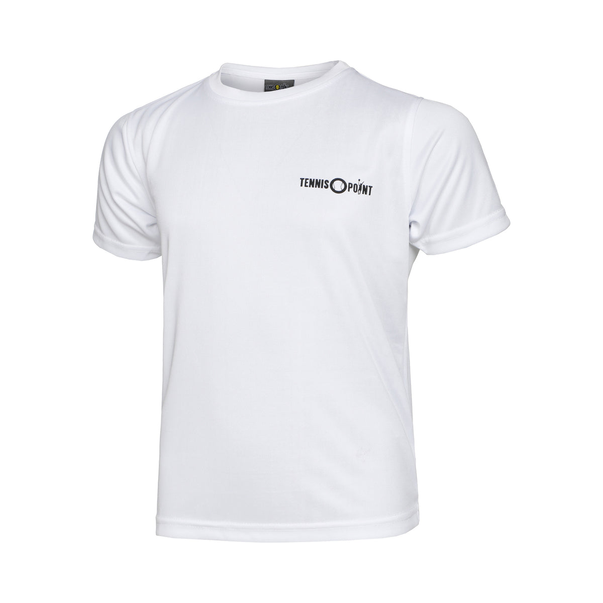 Tennis-Point Basic Function T-Shirt Kinder - weiß, schwarz