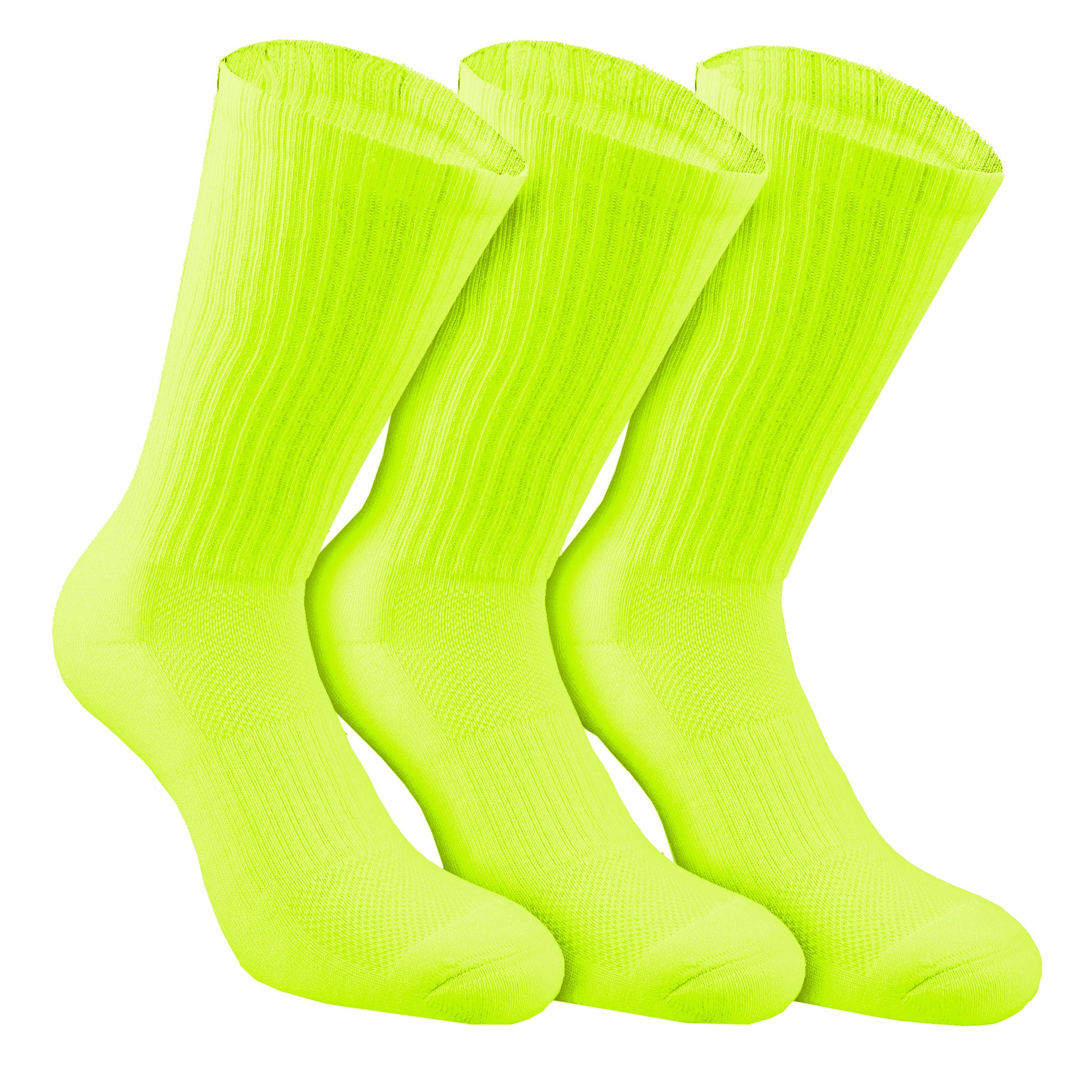 Tennis-Point Tennissocken 3er Pack Unisex - neongelb,