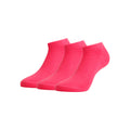 Tennissocken 3er Pack Unisex - pink, weiß