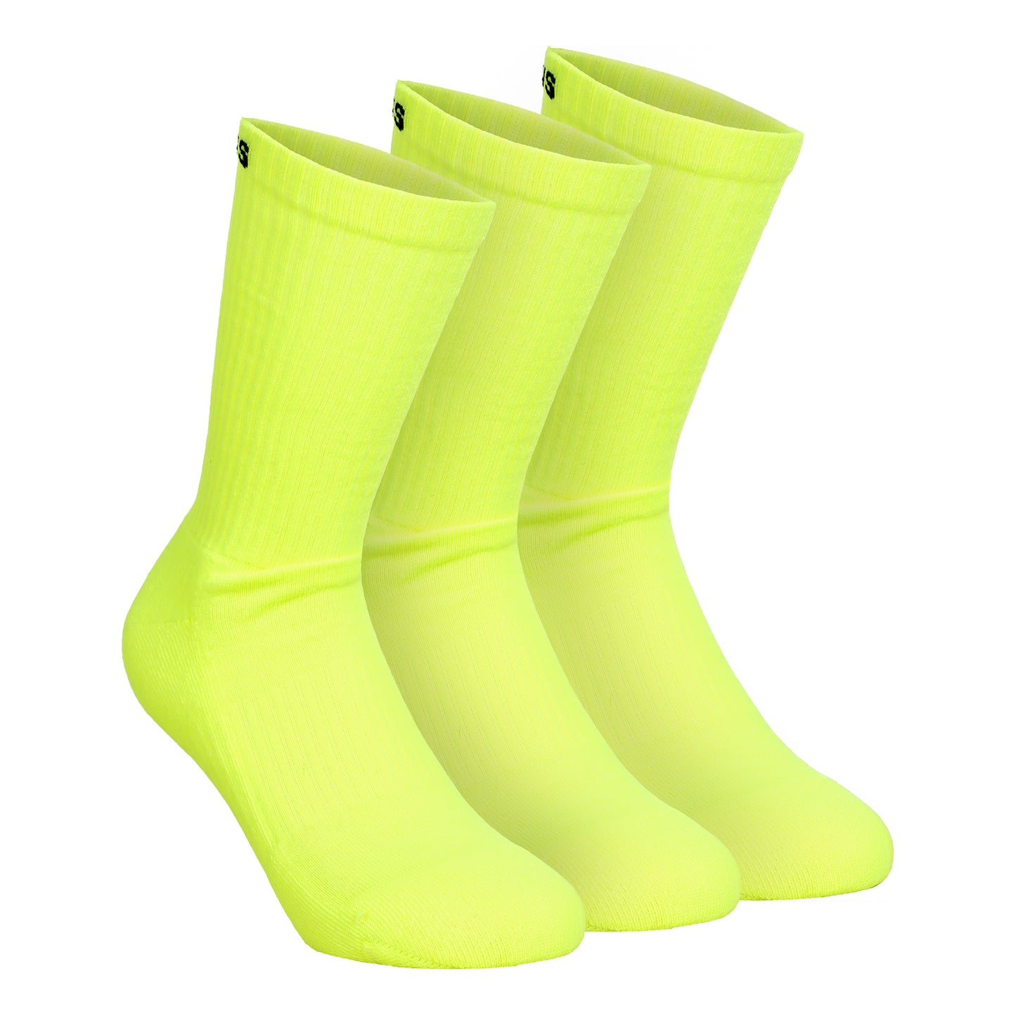 Tennis-Point Tennissocken 3er Pack-Neongelb