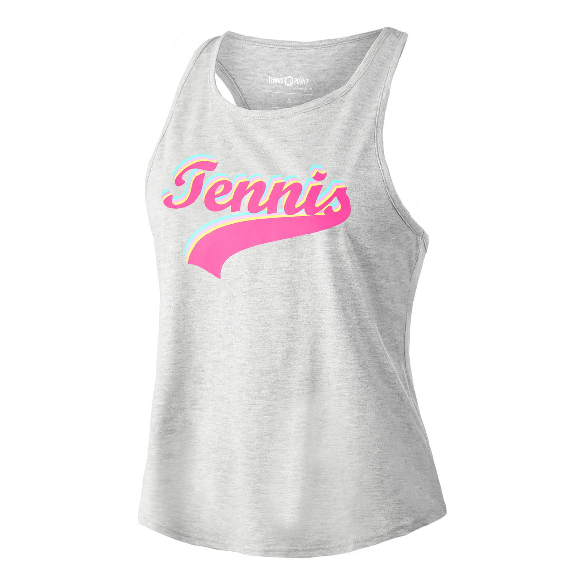 Tennis-Point Tennis Signature Tank-Top Damen - grau, mehrfarbig
