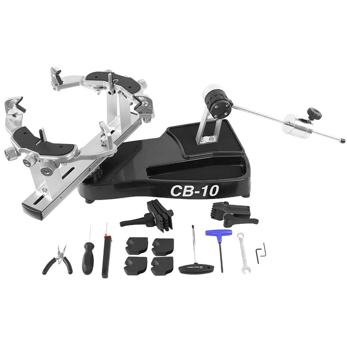 Tennis-Point PRO CB10 Besaitungsmaschine-Schwarz,Silber