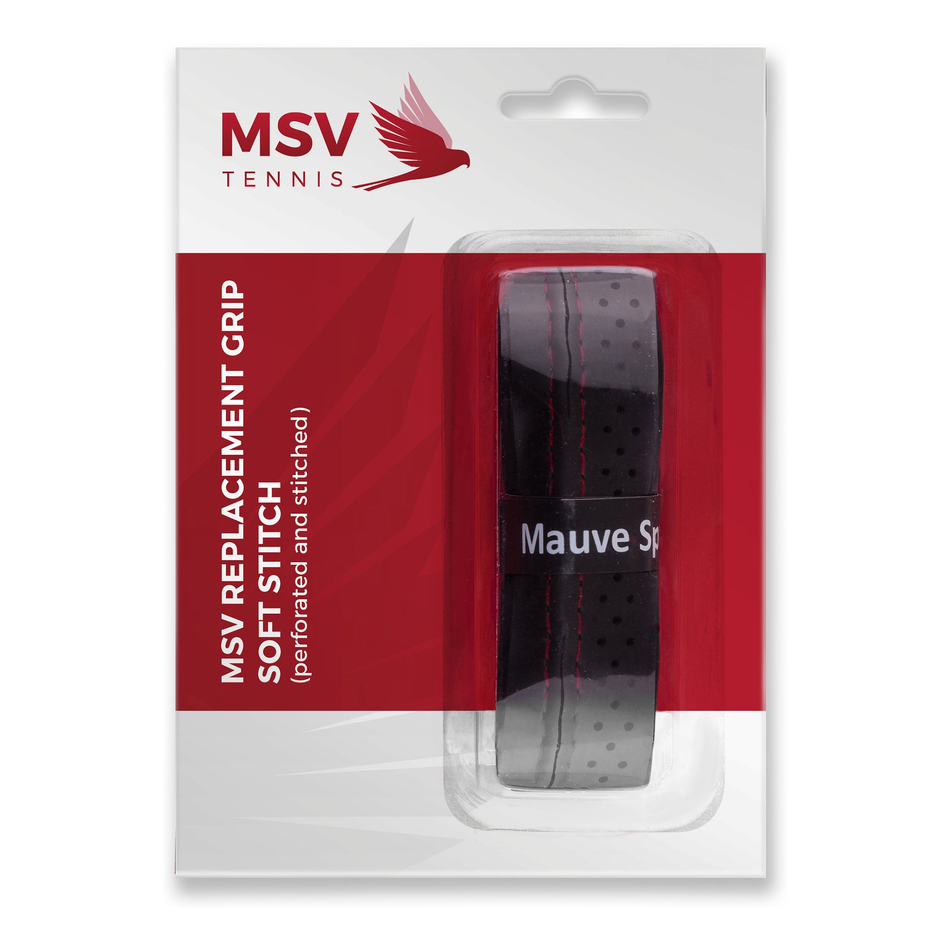 MSV Basic Grip Soft-Stich Perforated And Stitched 1er Pack-Schwarz