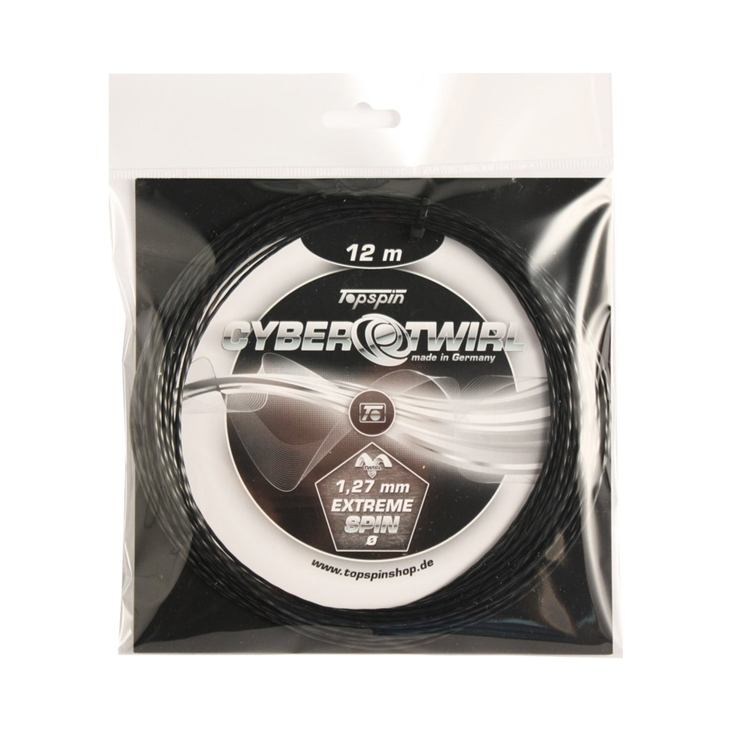 Topspin Cyber Twirl 12m Saitenset-Schwarz