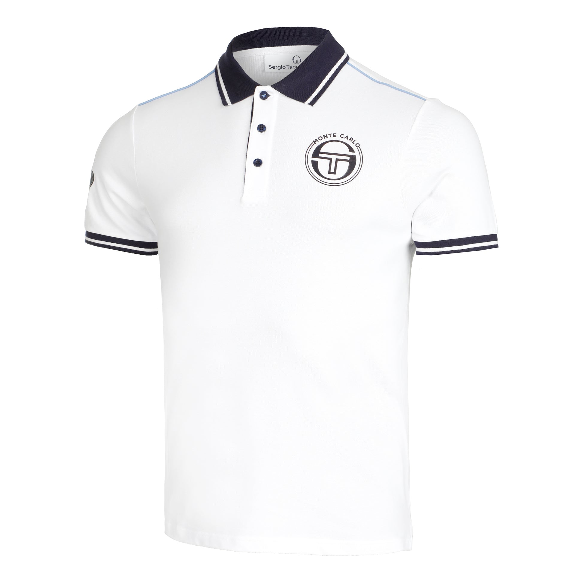 Sergio Tacchini Ranking Staff Polo Herren - weiß, dunkelblau