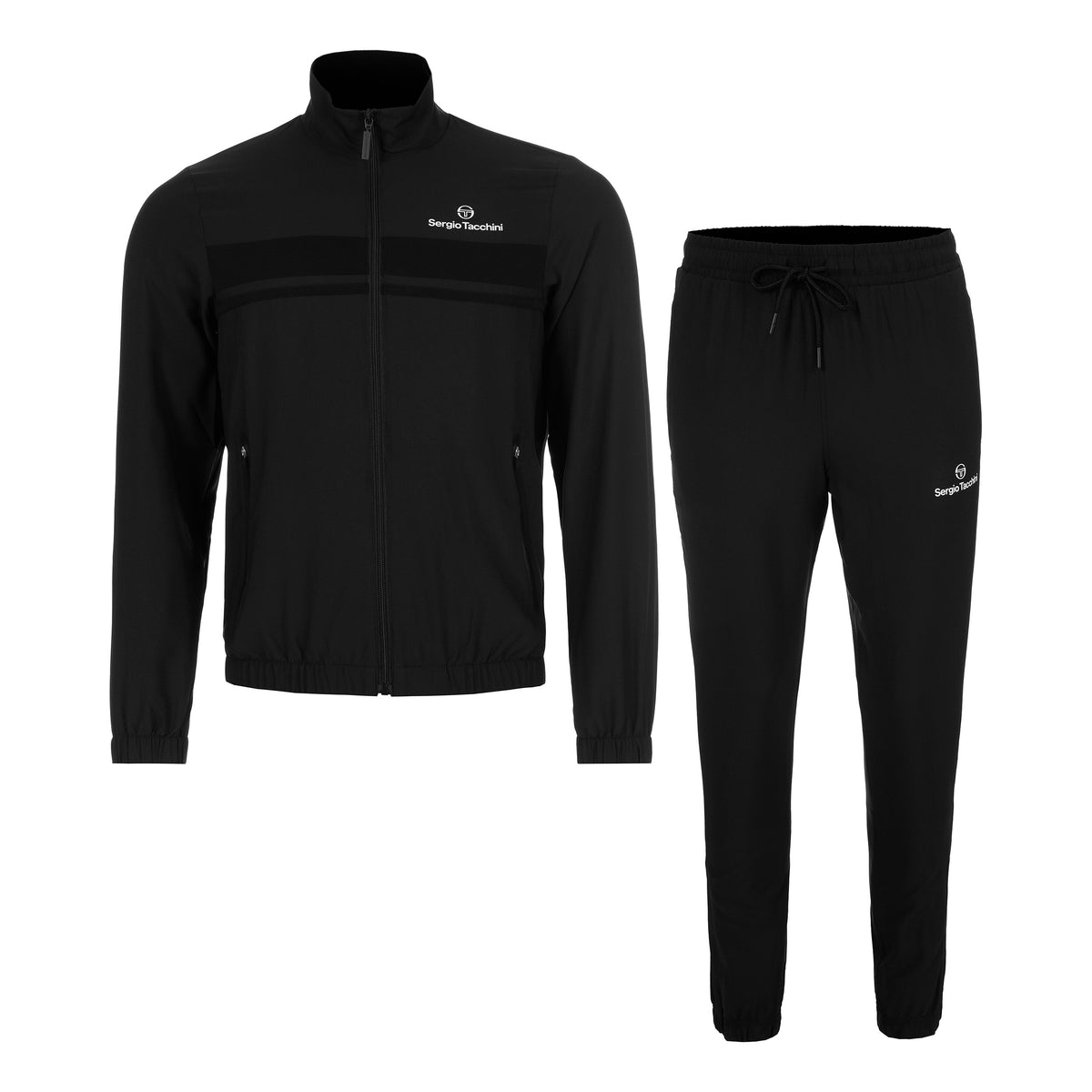 Sergio Tacchini Specchio Trainingsanzug Herren - schwarz, beige