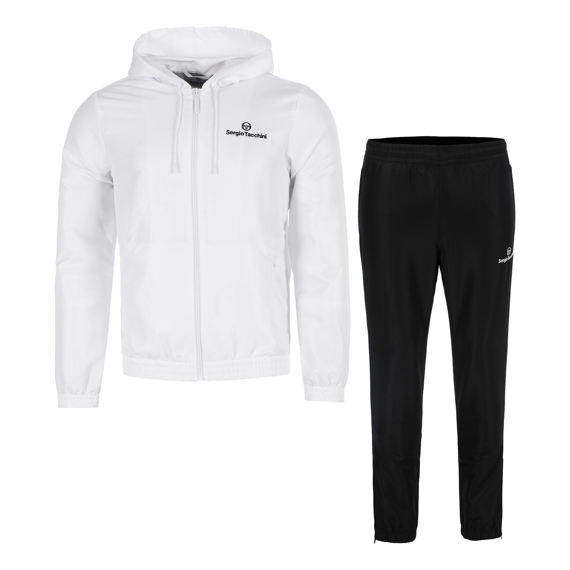 Sergio Tacchini Carson Trainingsanzug Herren - weiß, schwarz