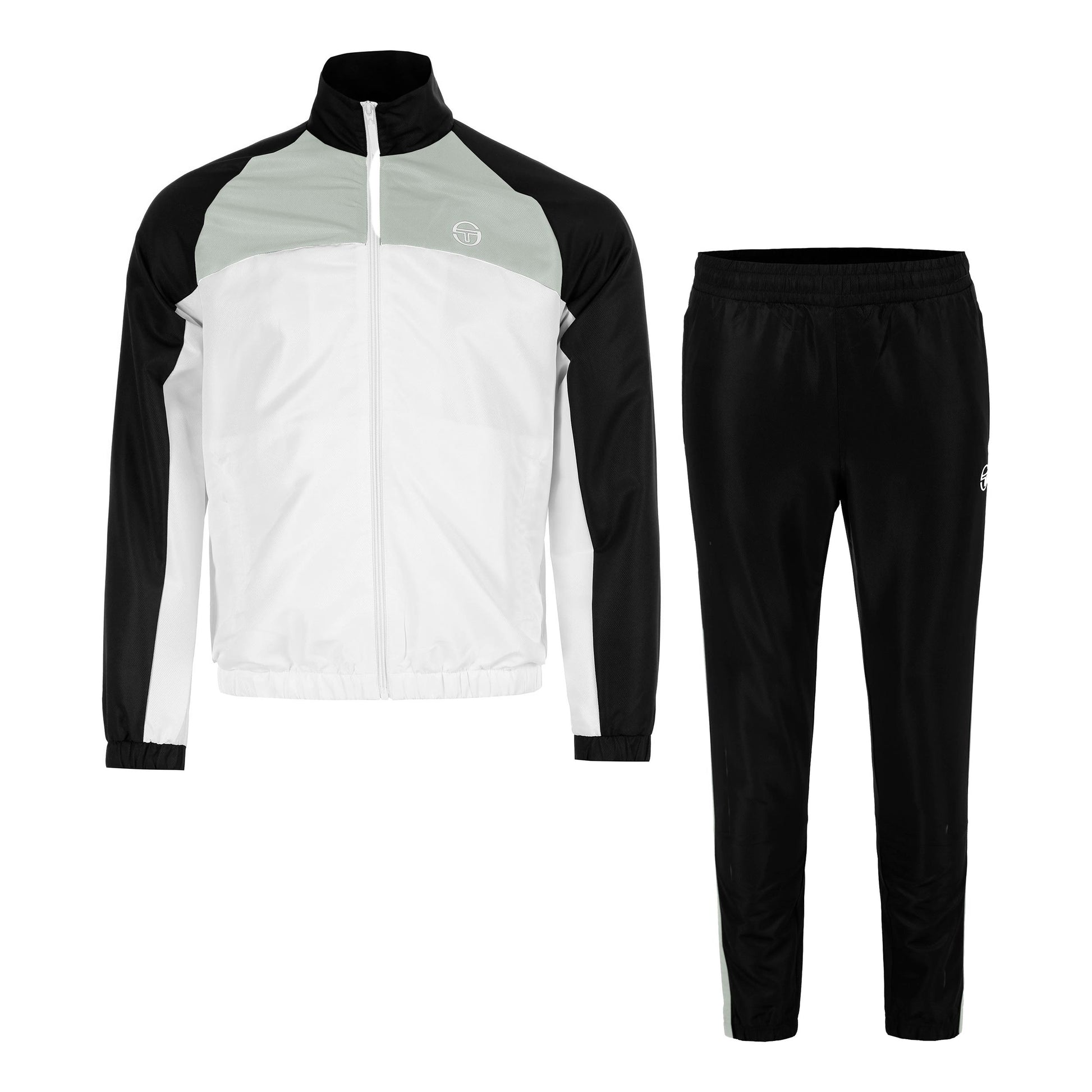 Sergio Tacchini Metropolis Trainingsanzug Herren - weiß, schwarz