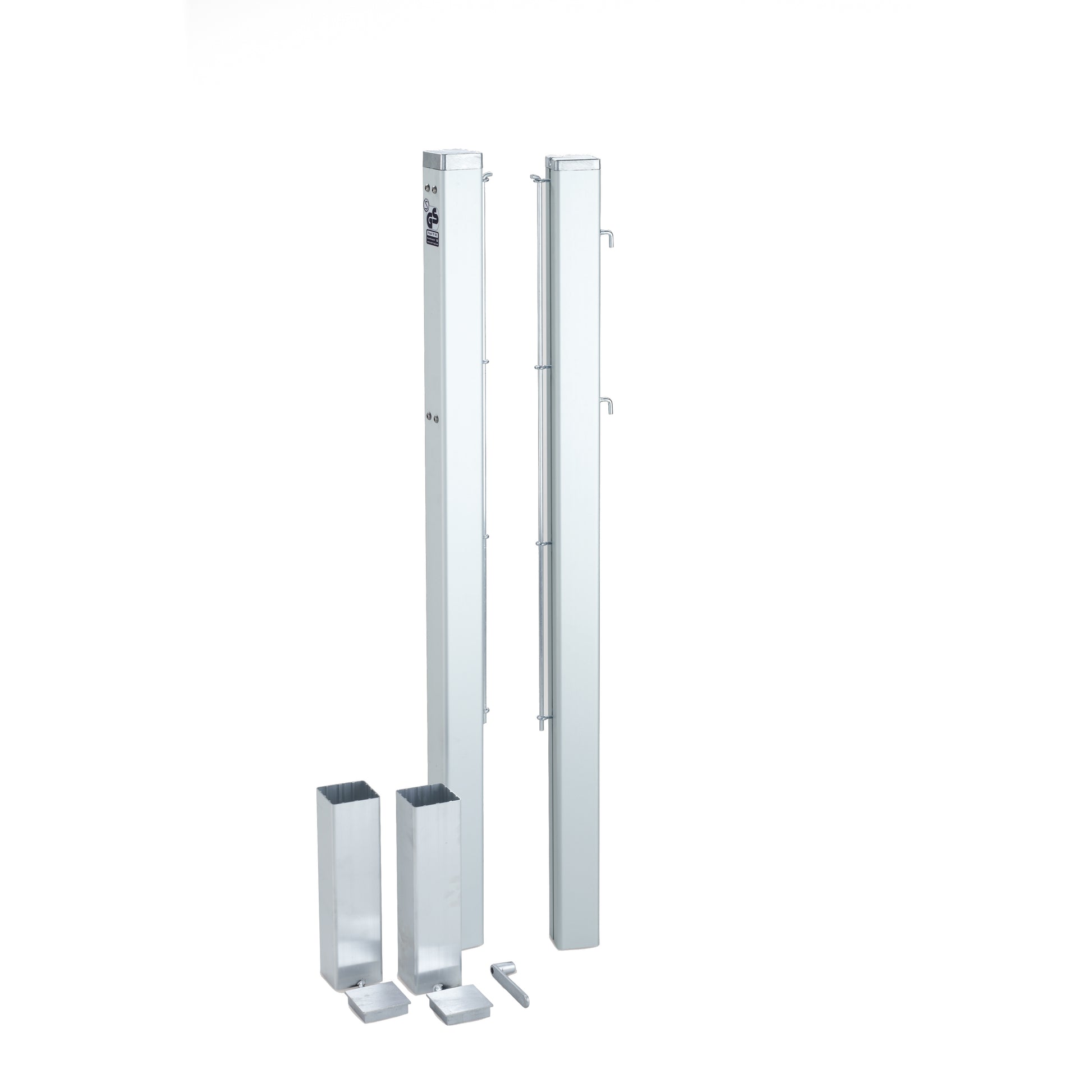 Tegra ASS Tennisnetzpfosten-Silber