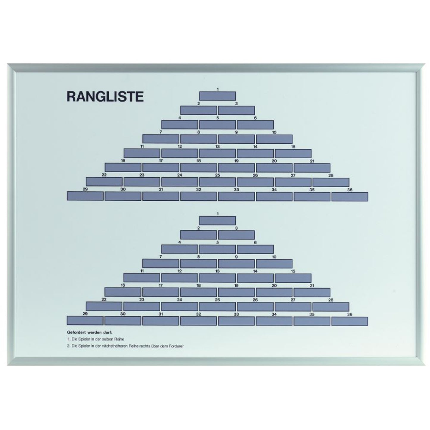 Tegra Tannenbaumtafel 2 Ränge Schild-Weiß