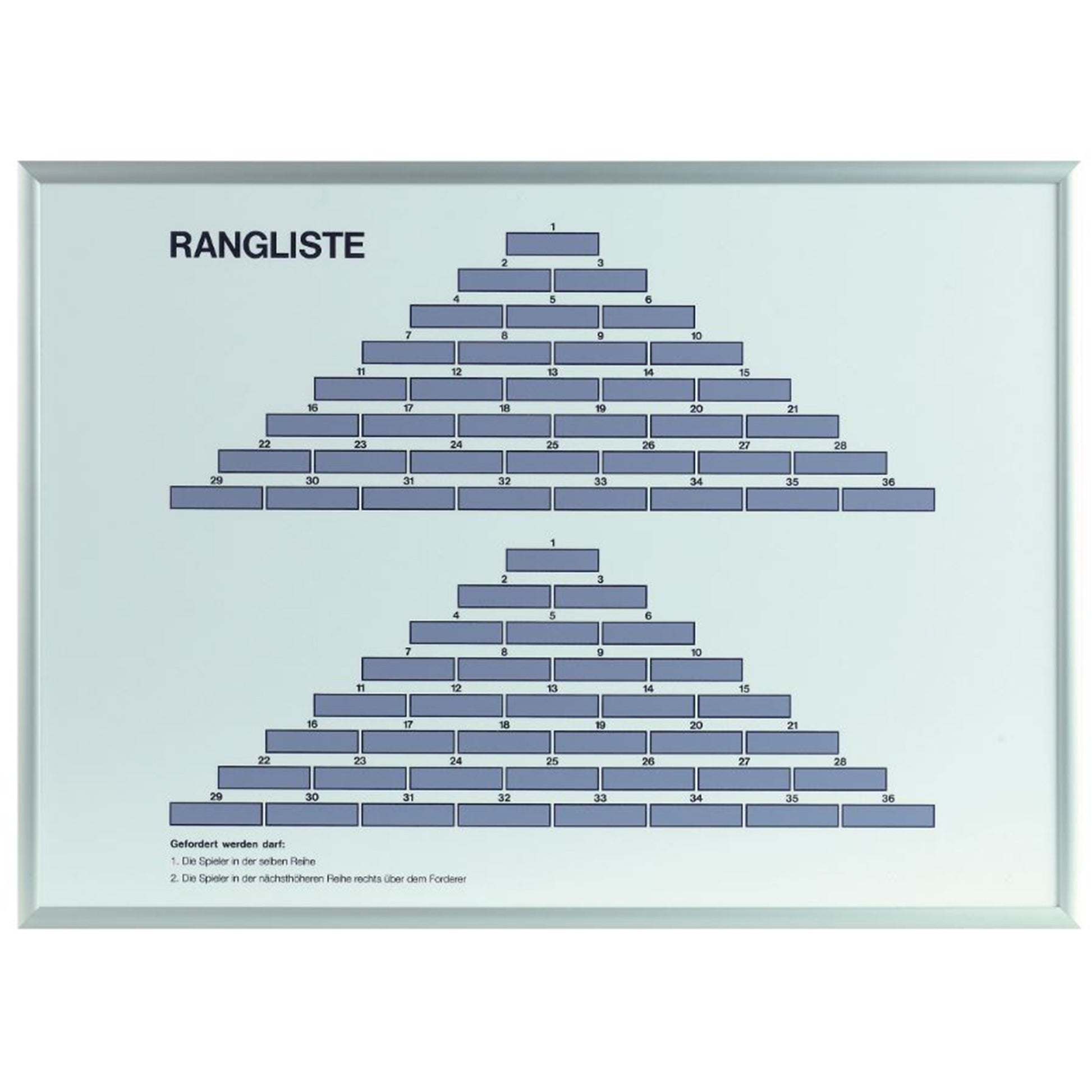Tegra Tannenbaumtafel 2 Ränge Schild-Weiß