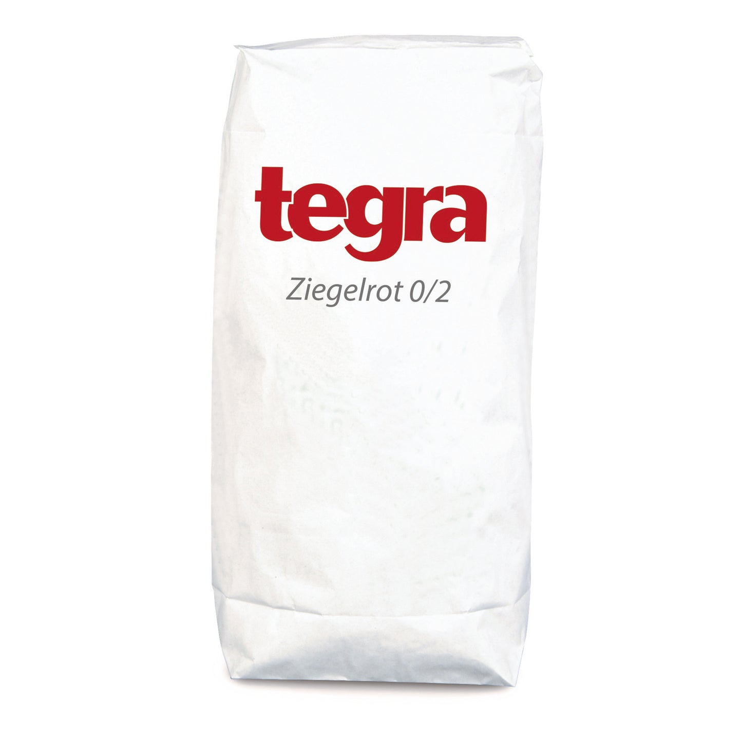 Tegra Ziegelrot 0/2mm,Gesackt (25kg) Ziegelmehl-Rot