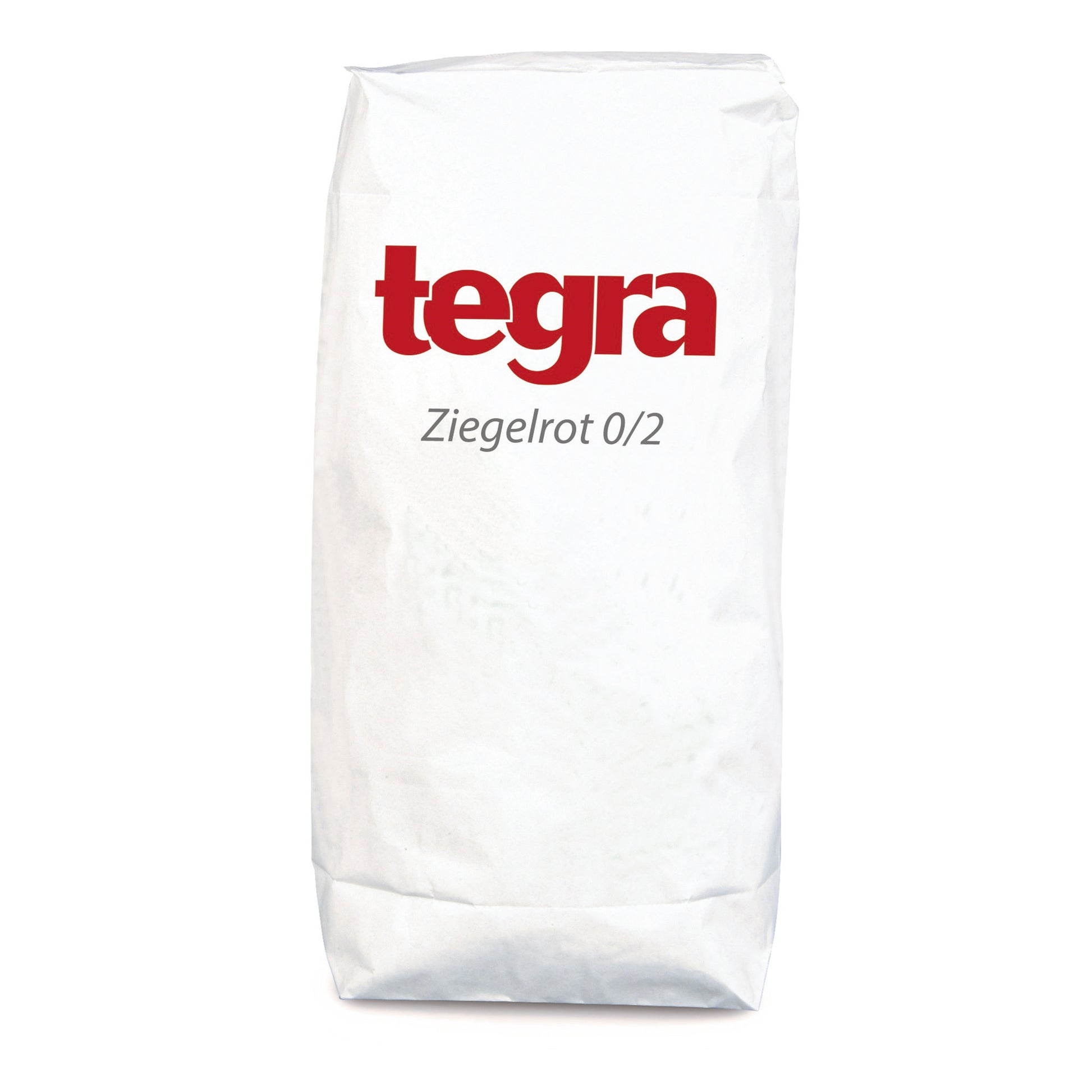 Tegra Ziegelrot 0/2mm,Gesackt (25kg) Ziegelmehl-Rot