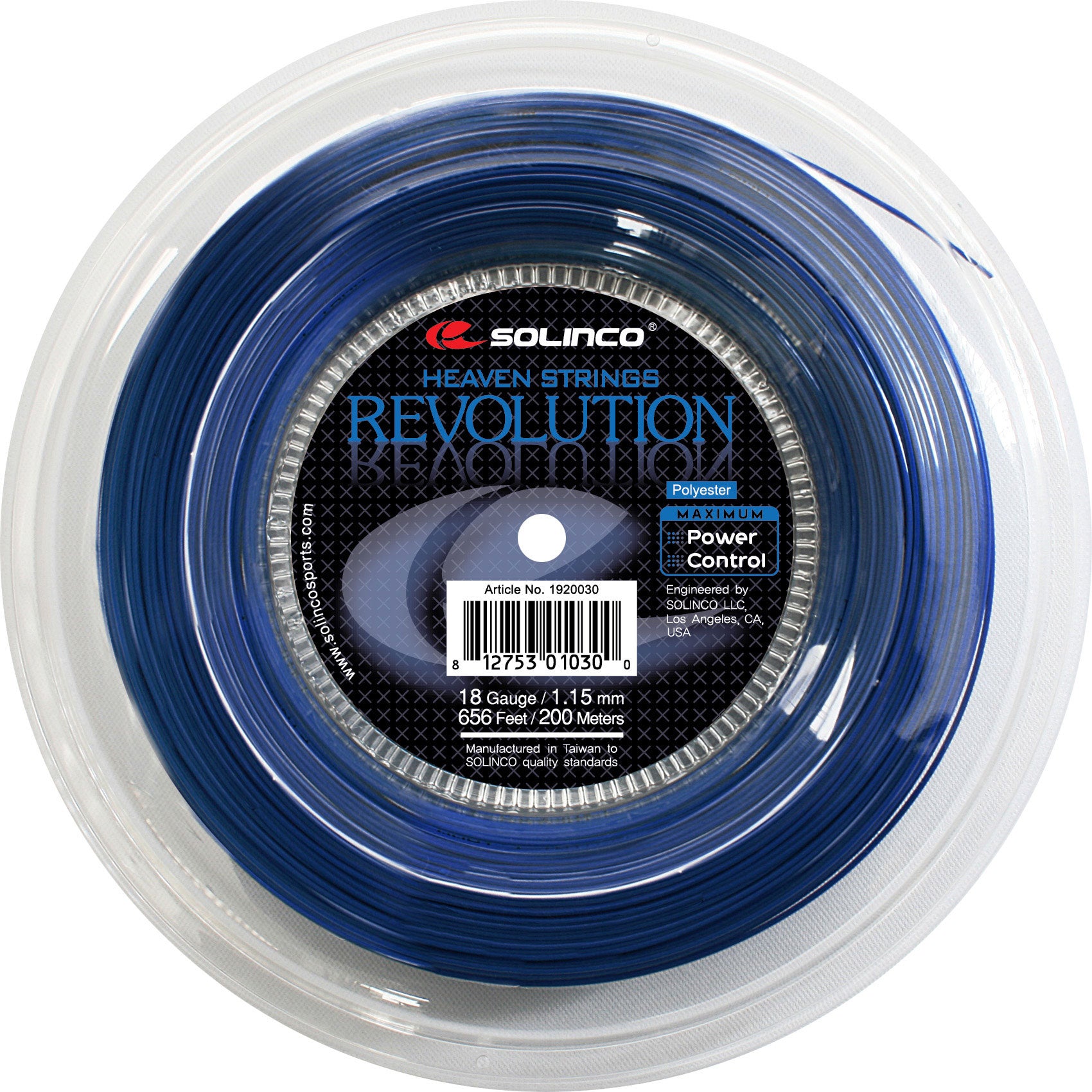 Solinco Revolution Saitenrolle 200m-Blau