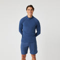 Midlayer Half Zip Longsleeve Herren - dunkelblau