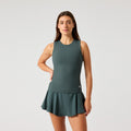 Ace Pocket Ribbed Tank-Top Damen - dunkelgrün