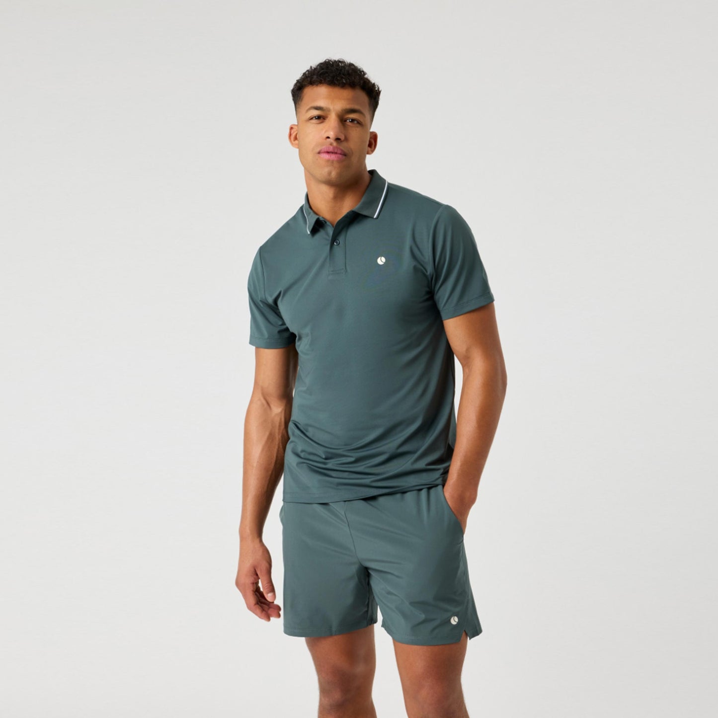 Björn Borg Ace Polo Herren - dunkelgrün