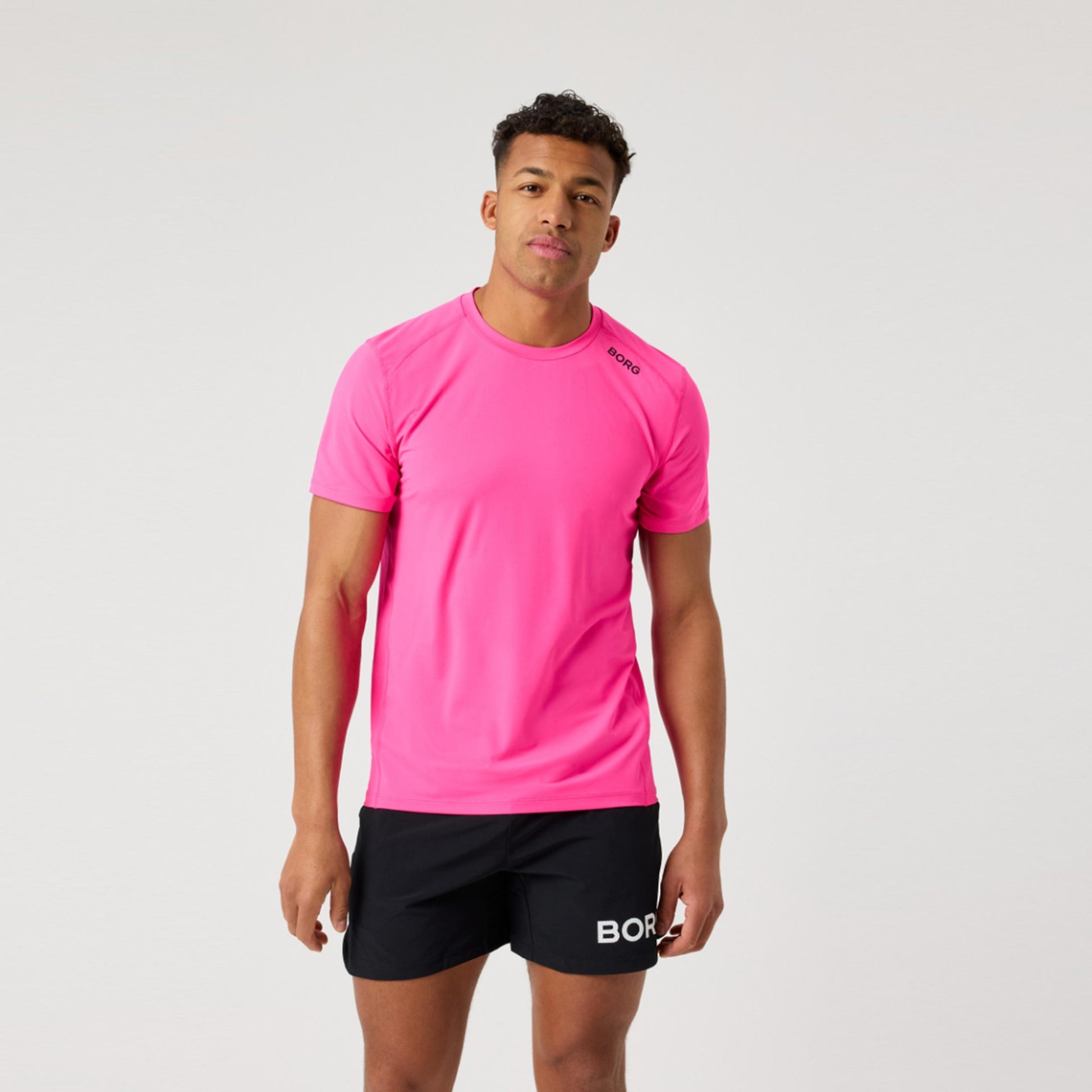Björn Borg Borg Athletic T-Shirt Herren - pink