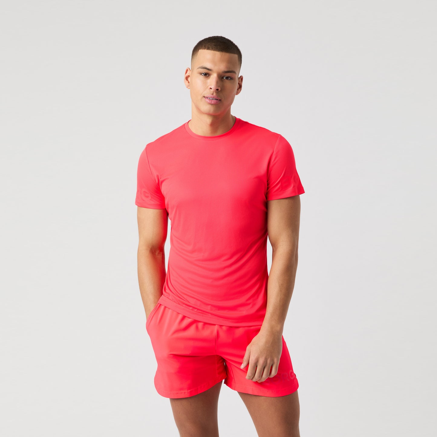 Björn Borg Light T-Shirt Herren - koralle