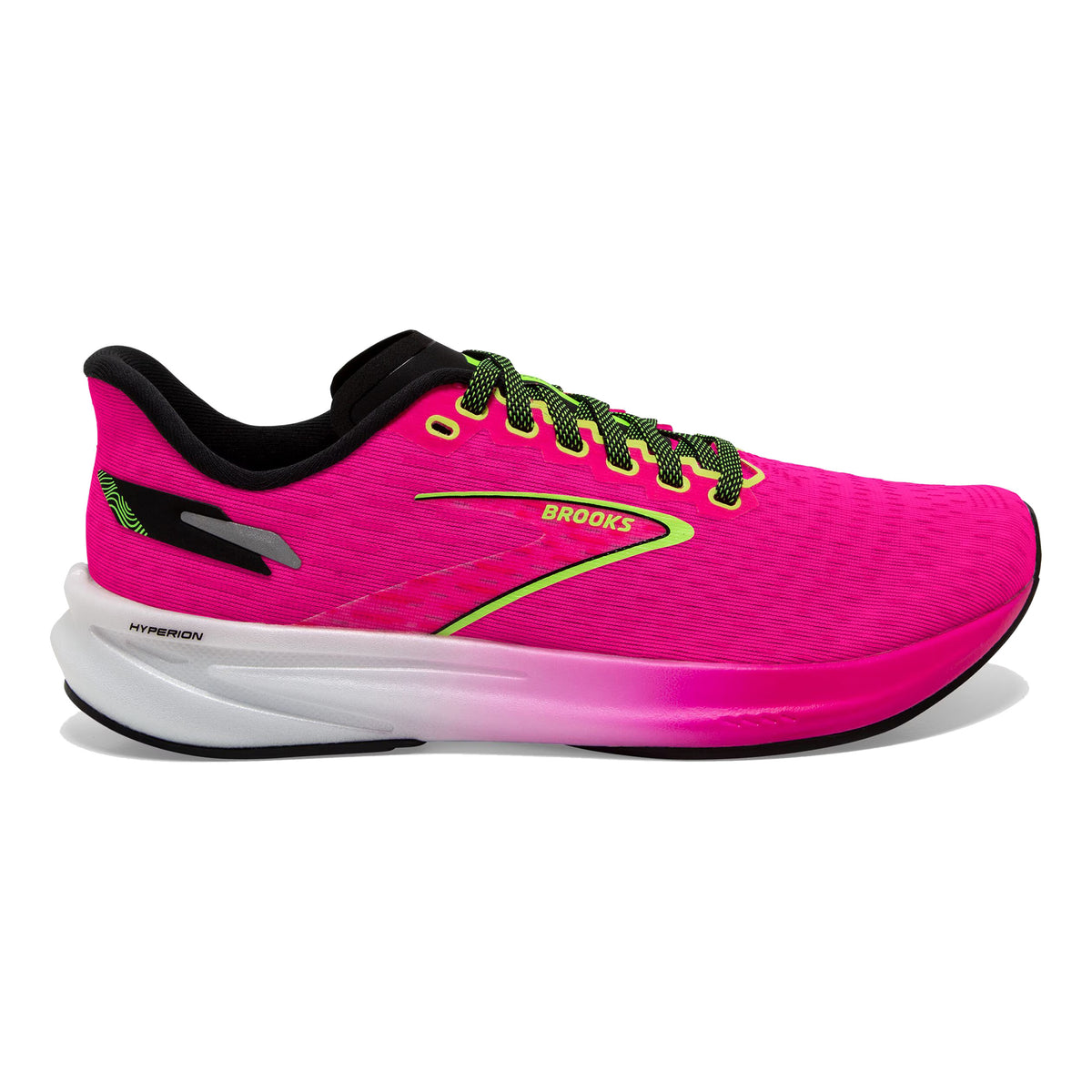 Brooks Hyperion Wettkampfschuh Damen - pink, grün