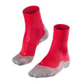 RU4 Endurance Laufsocken Damen - rot, grau
