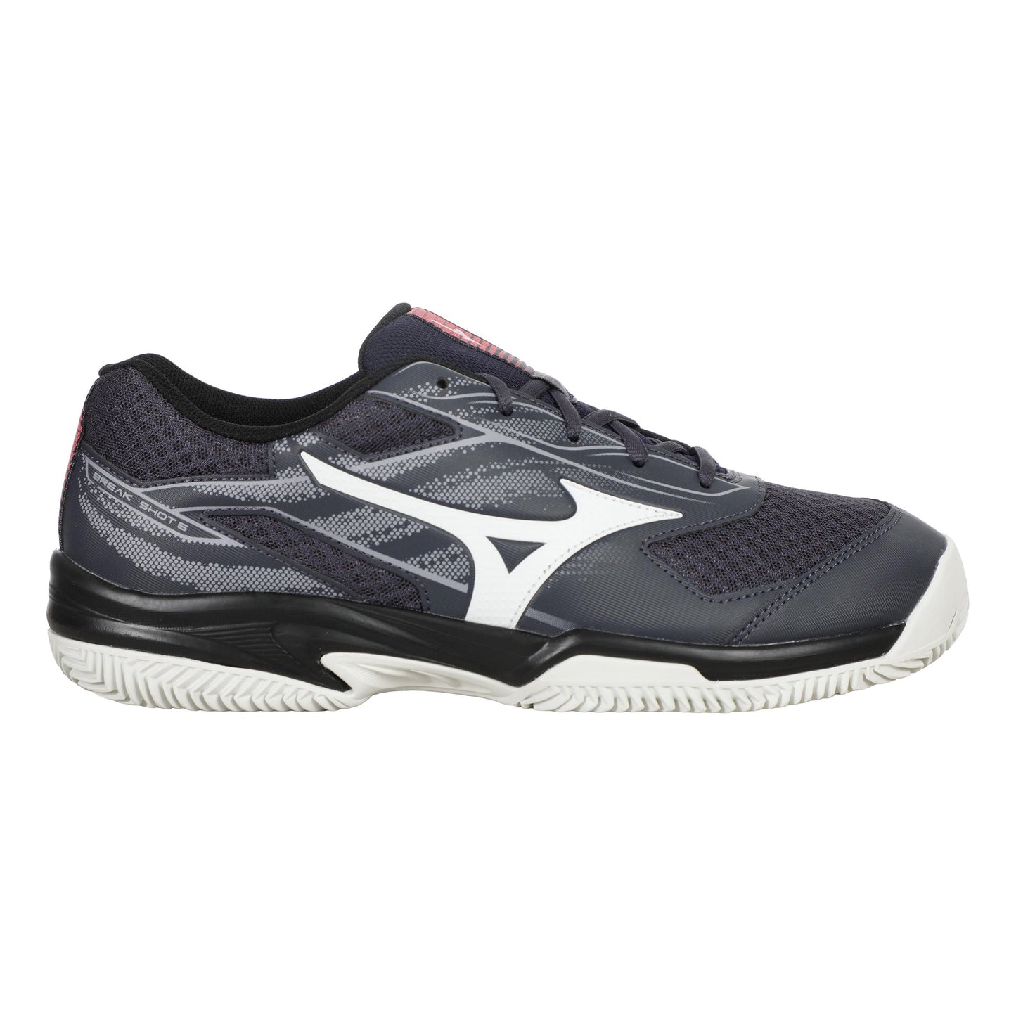 Mizuno Break Shot 5 Sandplatzschuh Herren-Grau,Weiß