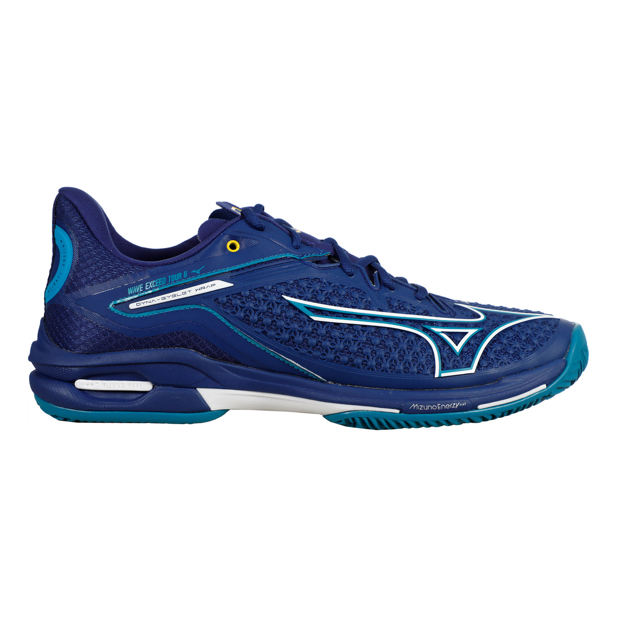 Mizuno Wave Exceed Tour 6 Sandplatzschuh Herren - blau, weiß