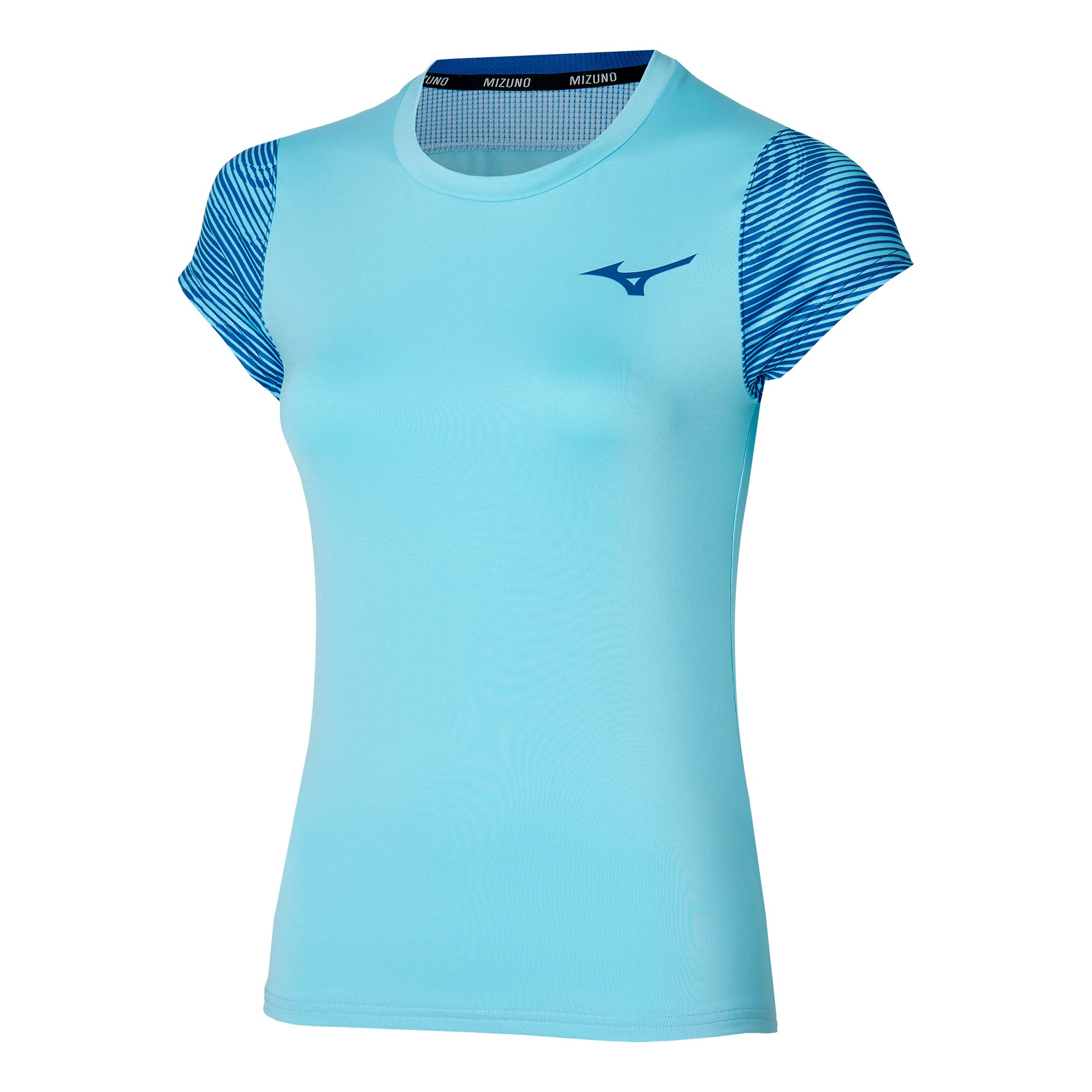 Mizuno Charge Printed T-Shirt Damen - hellblau,
