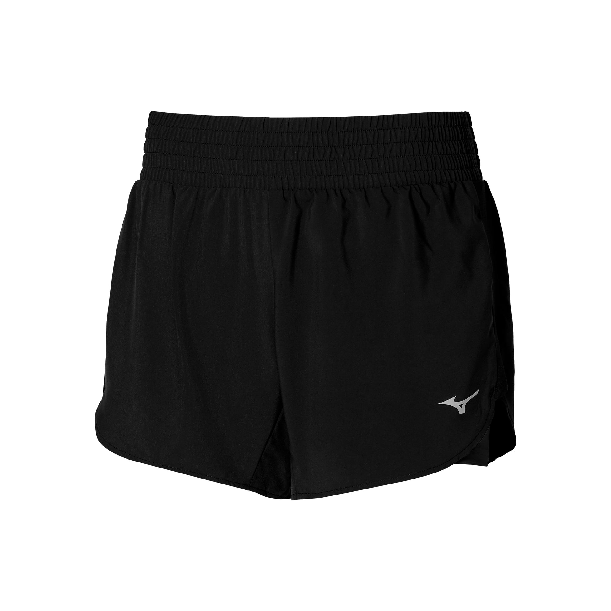 Mizuno 2in1 4.5 Laufshorts Damen-Schwarz