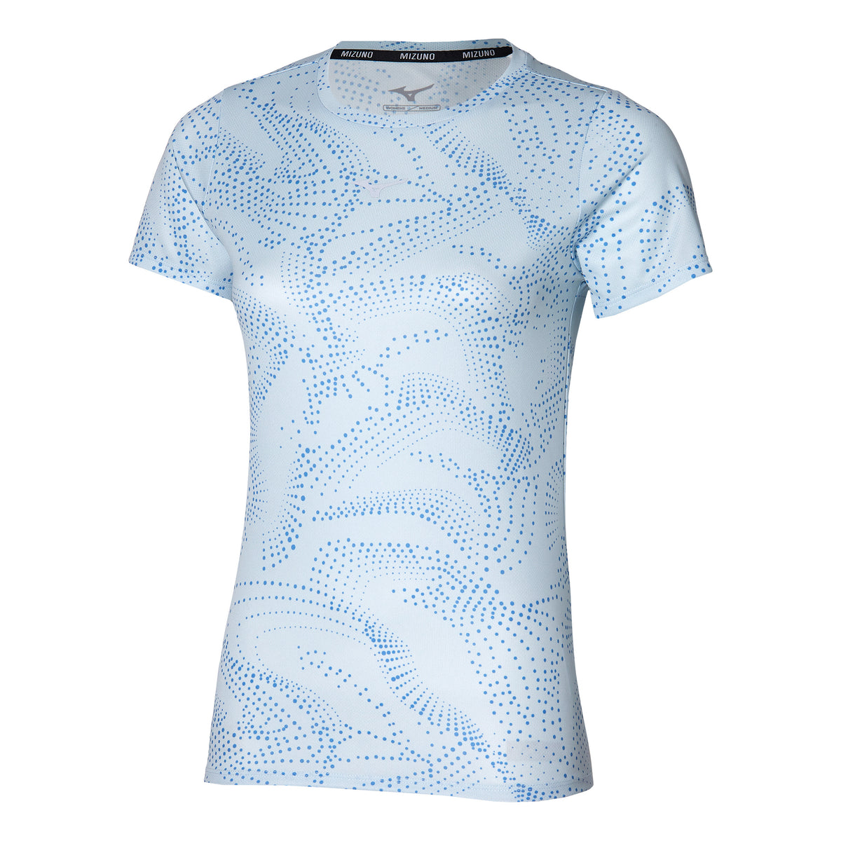 Mizuno Impulse Core Graphic Laufshirt Damen-Hellblau
