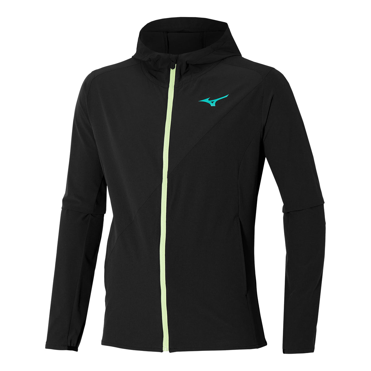 Mizuno Mugen Hooded Trainingsjacke Herren - schwarz,