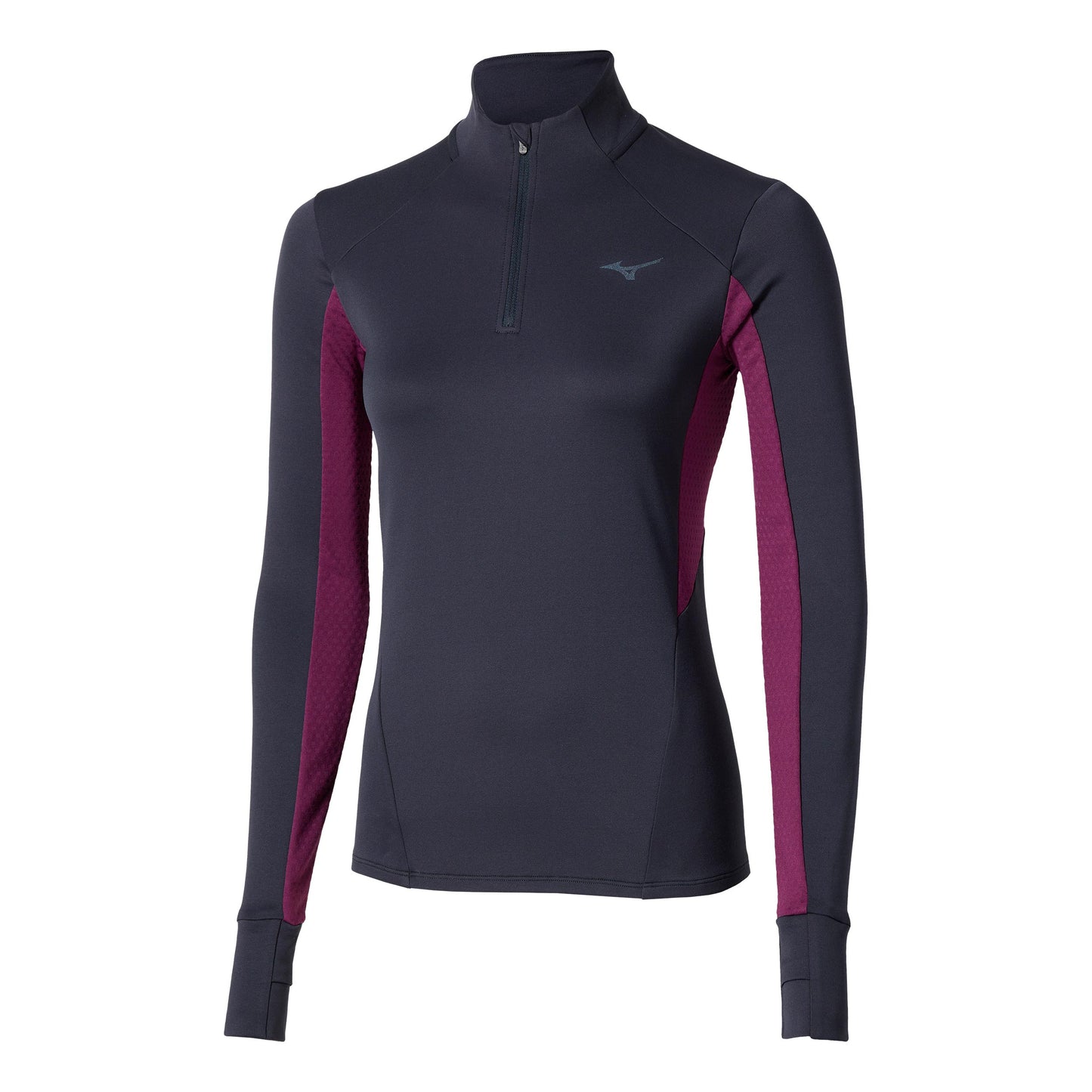 Mizuno Active Warmalite Half Zip Laufshirt Damen-Blau