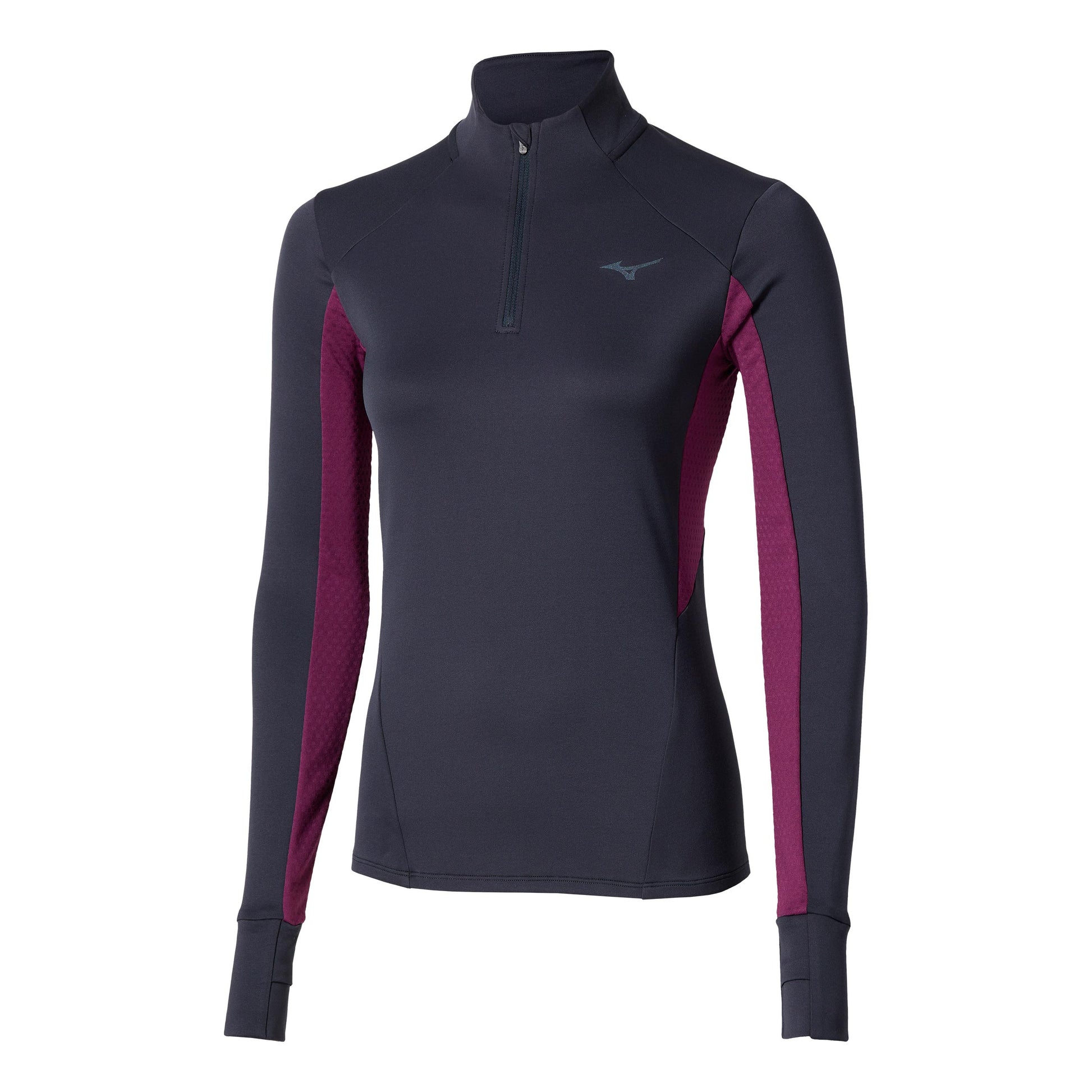 Mizuno Active Warmalite Half Zip Laufshirt Damen-Blau