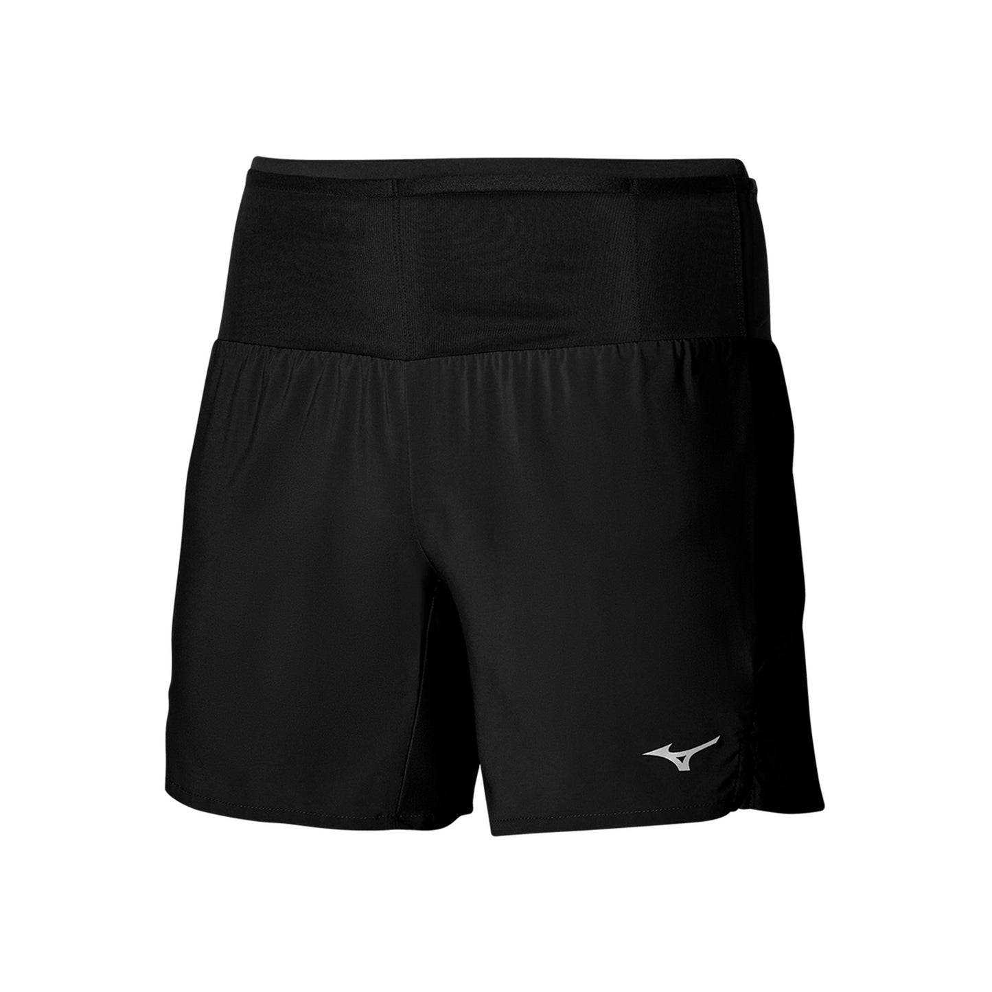 Mizuno Multi Pocket Laufshorts Herren - schwarz,