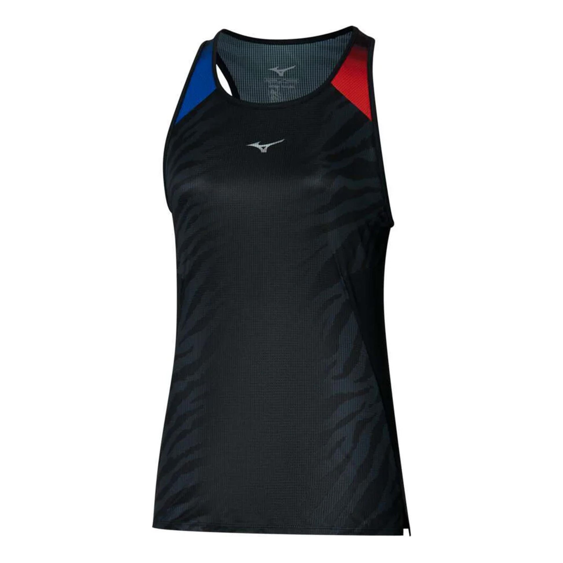 Mizuno DryAeroFlow Graphic Laufshirt Damen-Schwarz