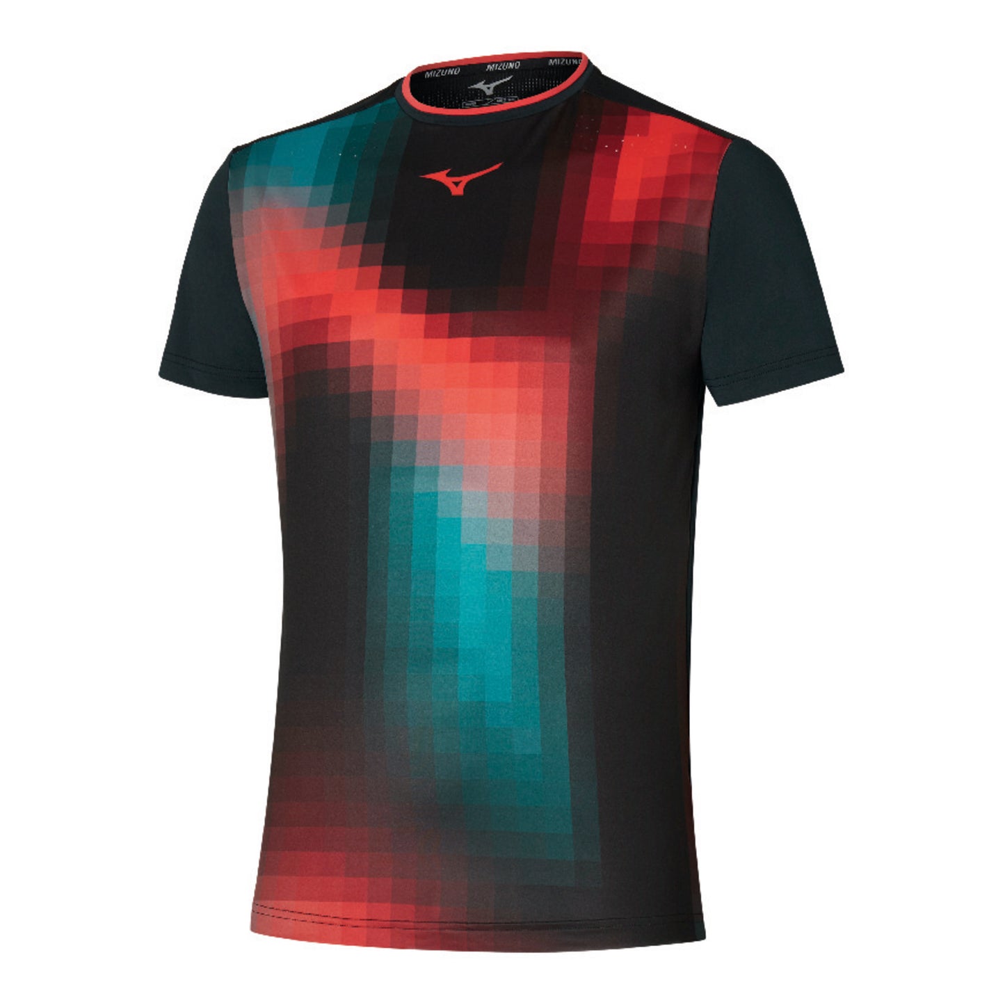 Mizuno Frontier Shadow Graphic T-Shirt Herren-Schwarz,Mehrfarbig
